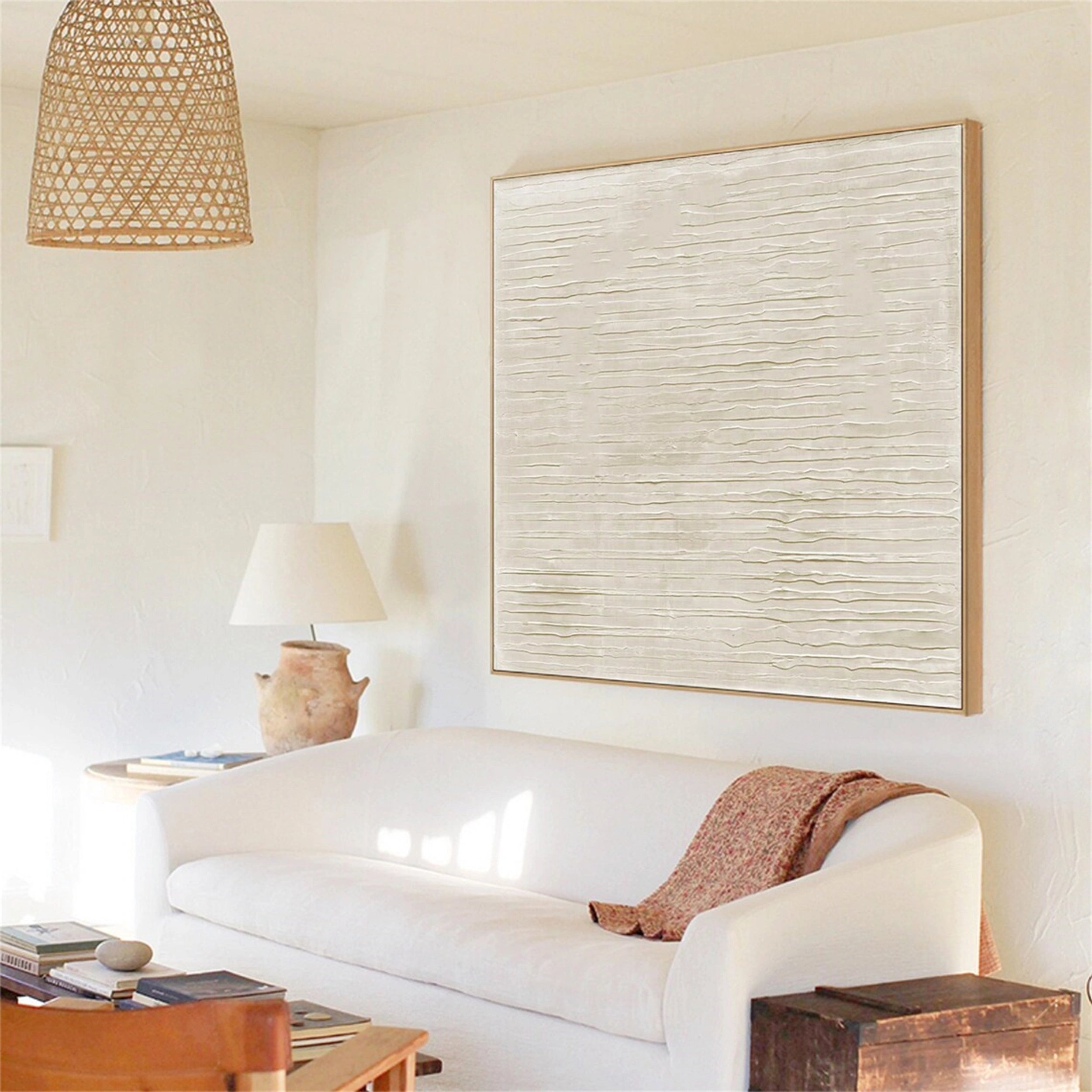 Beige & Brown Abstract #BB075