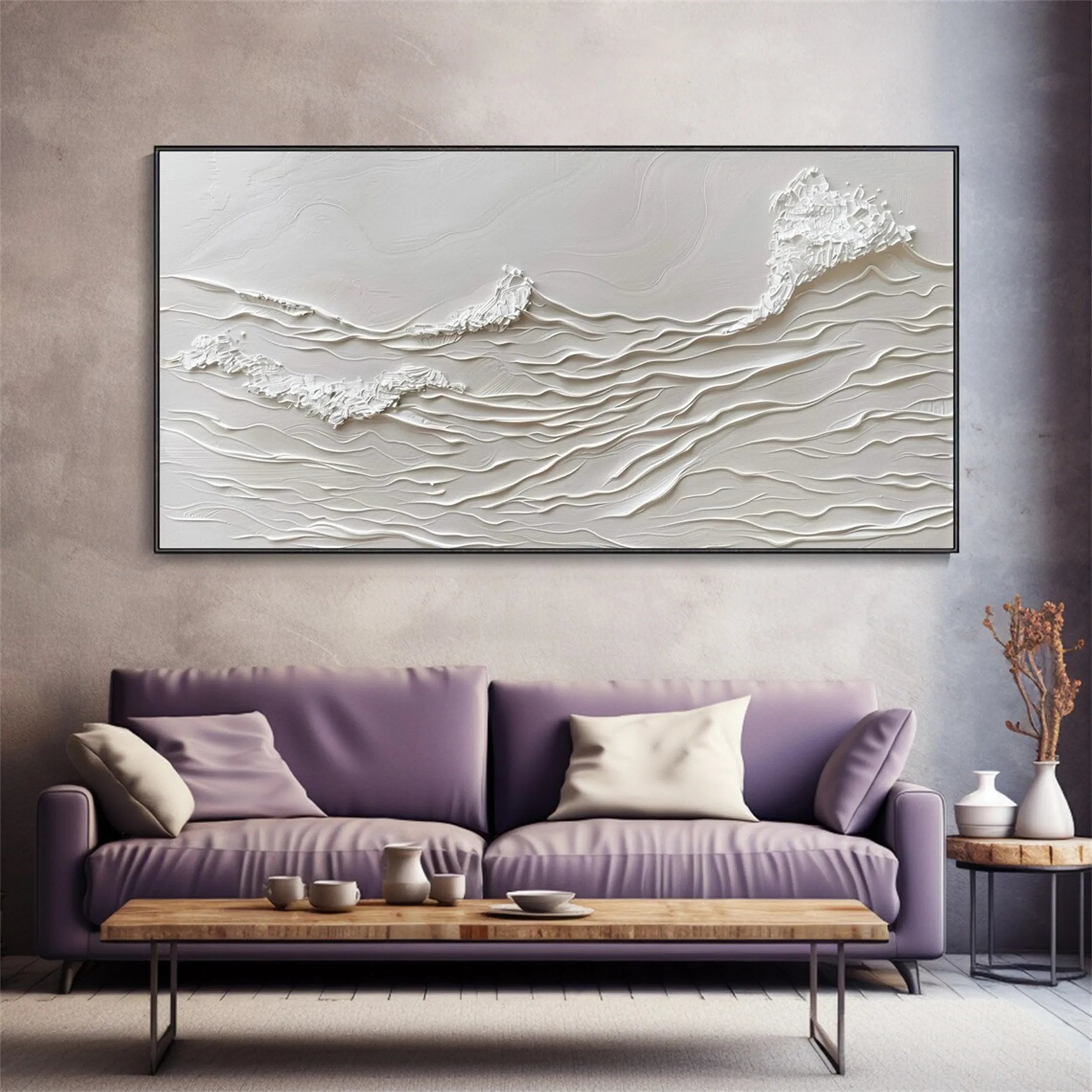 Plaster Art Minimalist Textured Painting #MM167