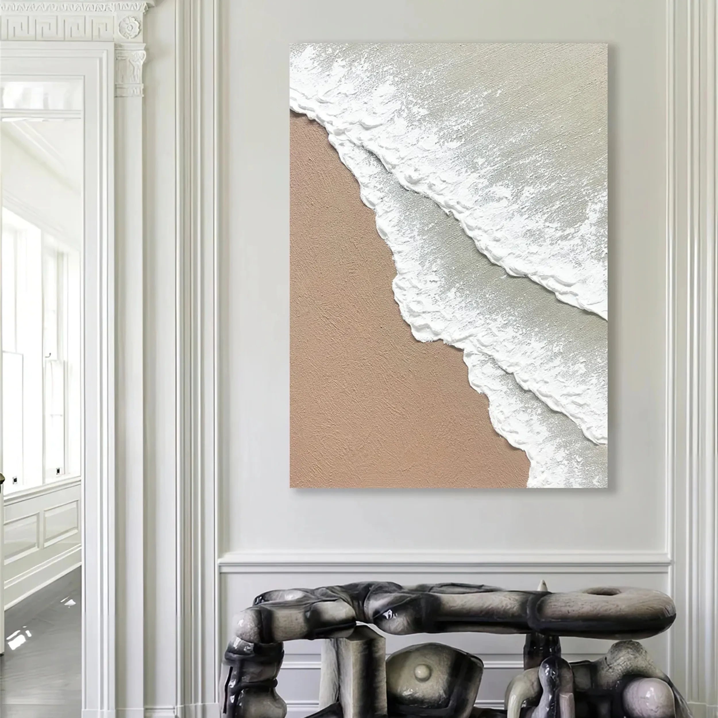 Plaster Art Minimalist Textured Painting #MM186