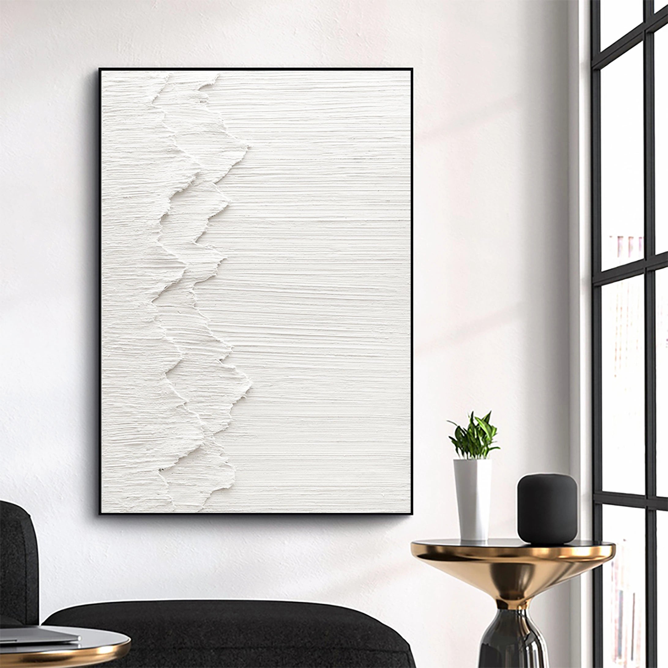 Plaster Art Minimalist Textured Painting #MM025