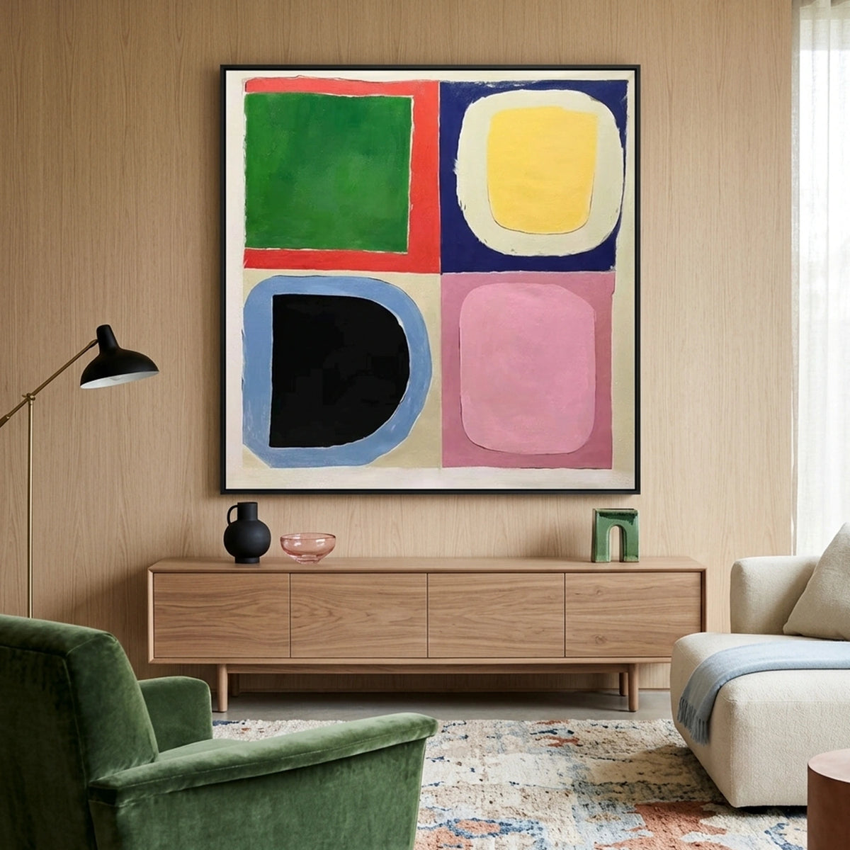 Colorful Abstract Wall Art # AB702