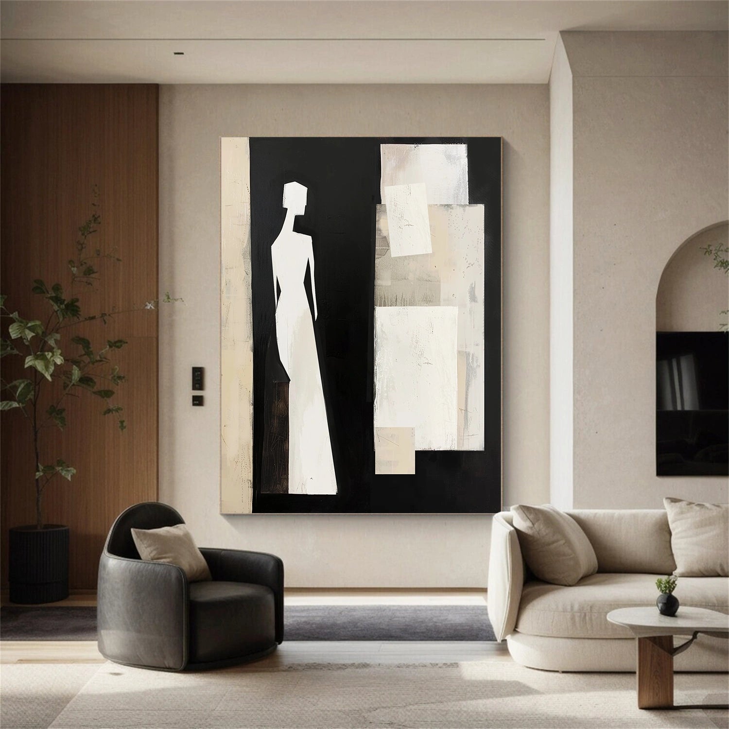 Contemporary Abstract Minimalist Wall Art #CW012
