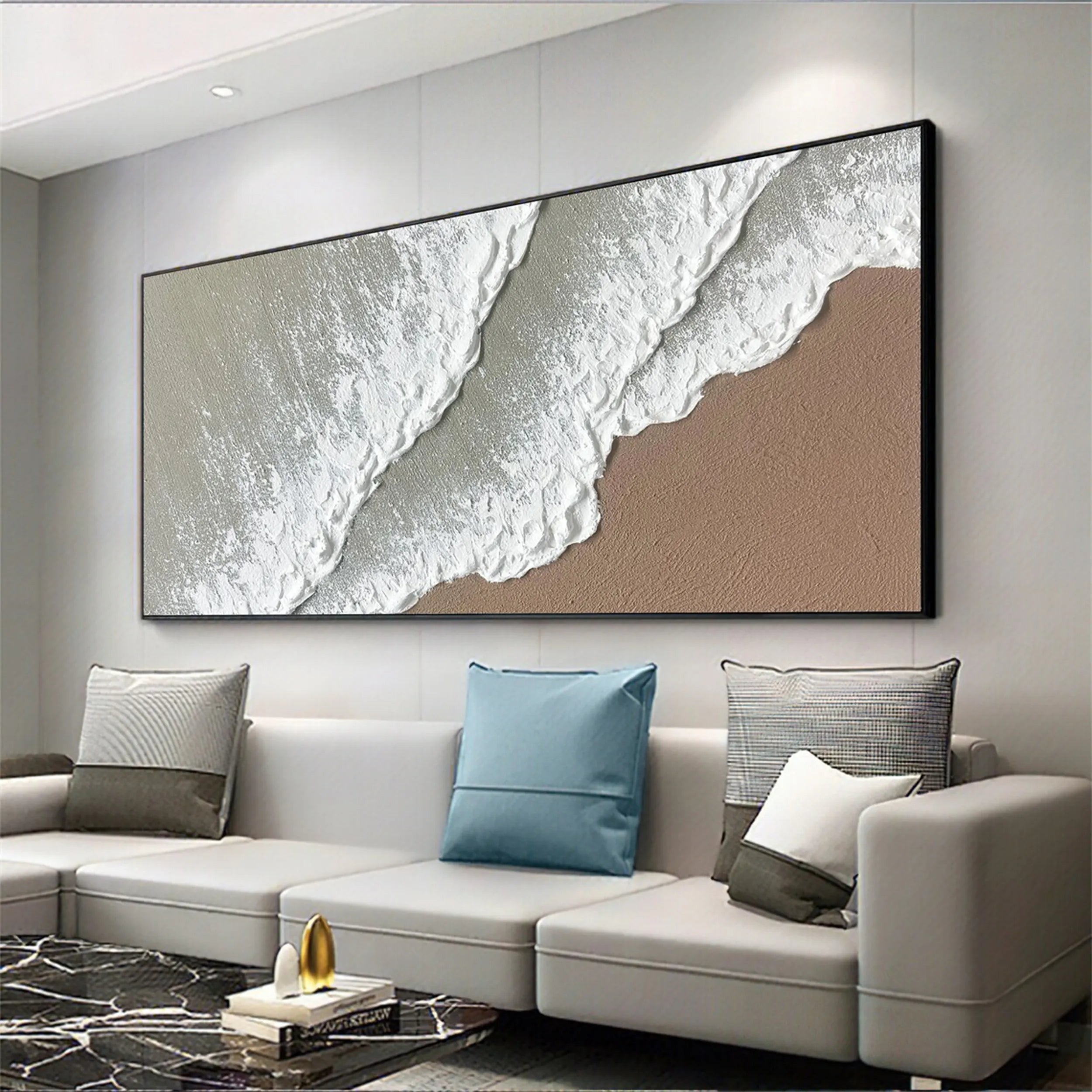 Plaster Art Minimalist Textured Painting #MM176