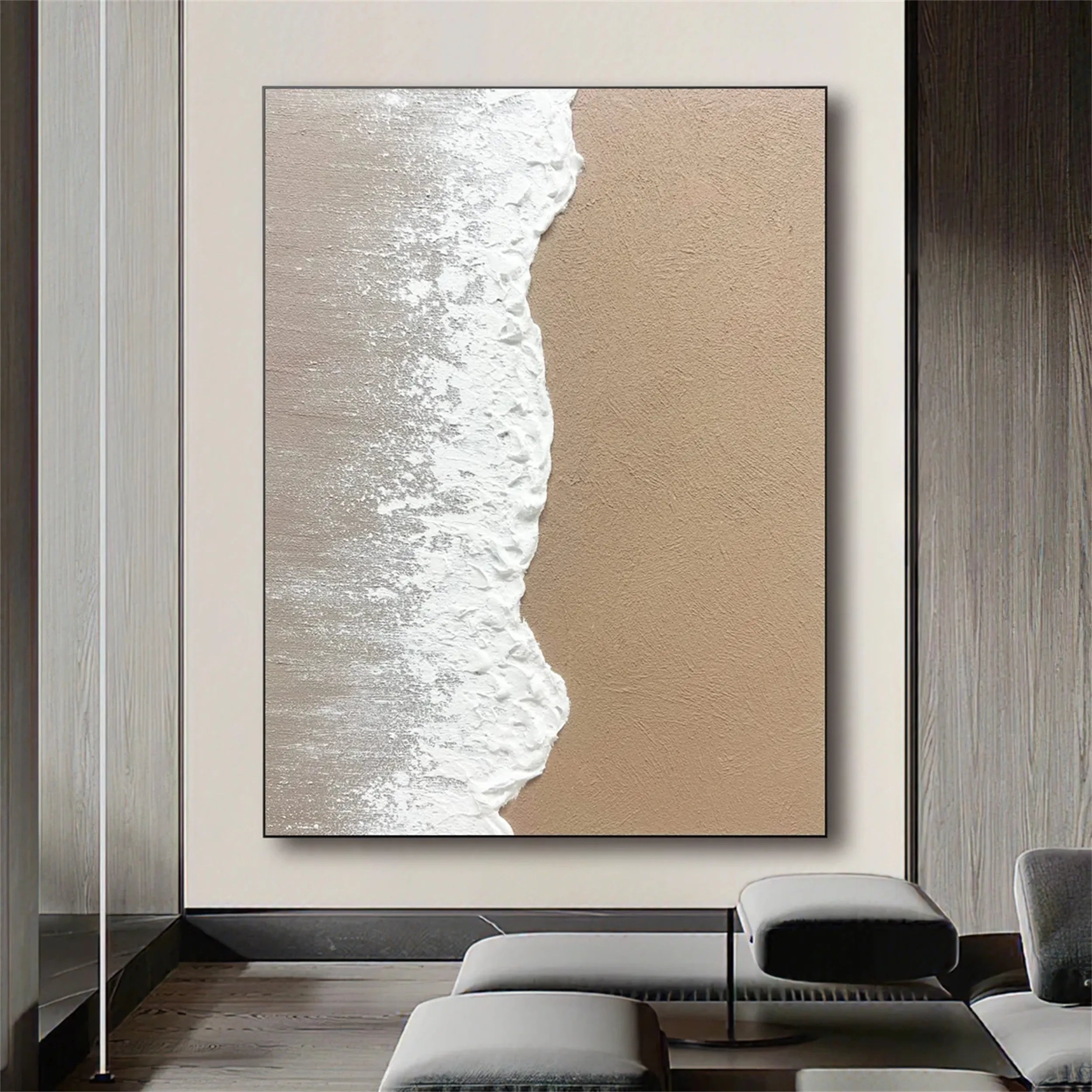 Plaster Art Minimalist Textured Painting #MM185