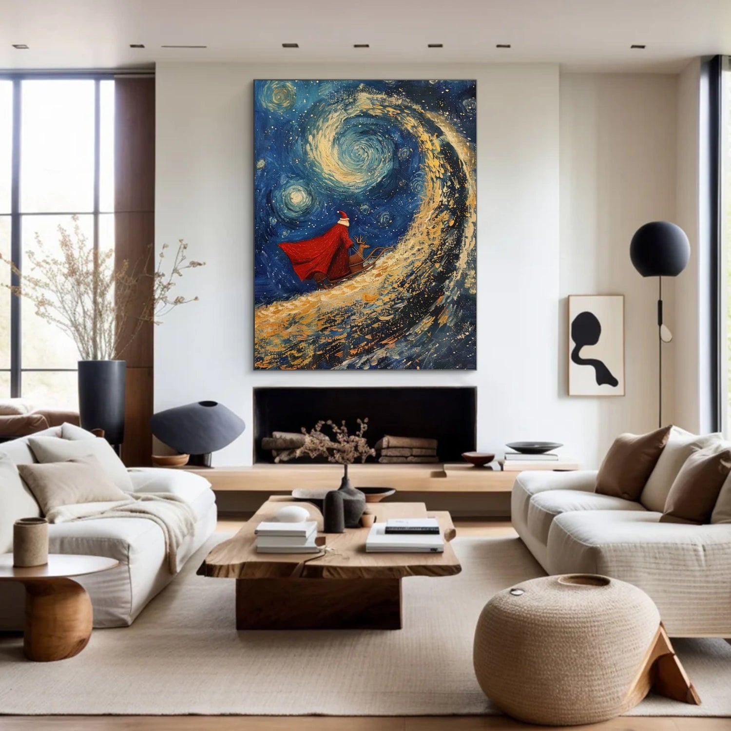 Colorful Abstract Portrait Texture Wall Art #PT023