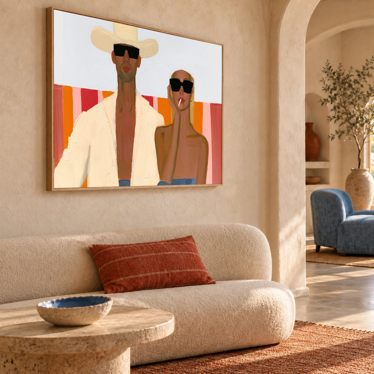 Abstract Portrait Wall Art #PT100
