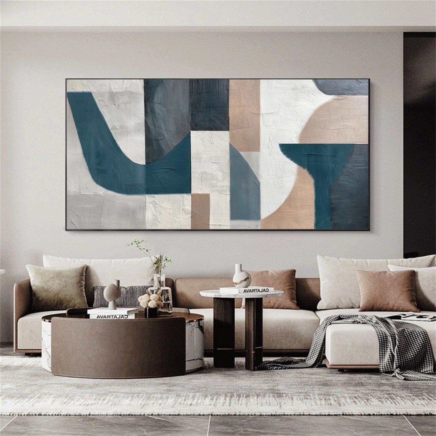 Abstract Textured Wall Art #AB 611