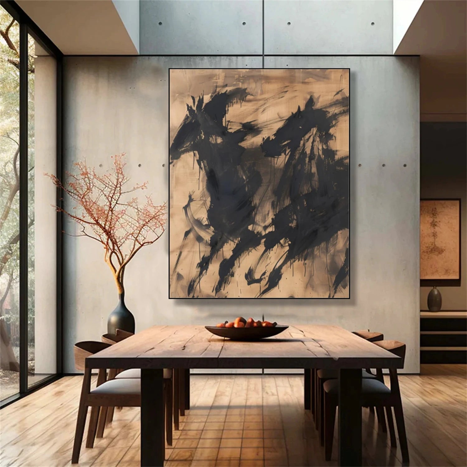 Abstract Horse Wall Art #AB 489
