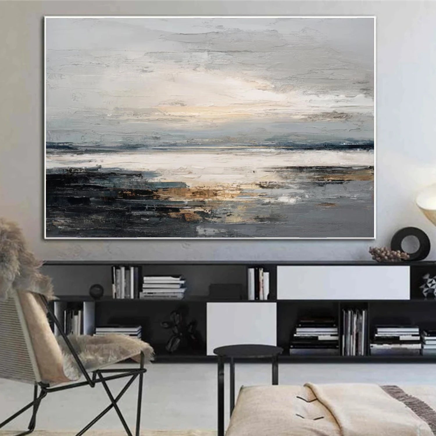 Abstract Textured Wall Art #AB 582