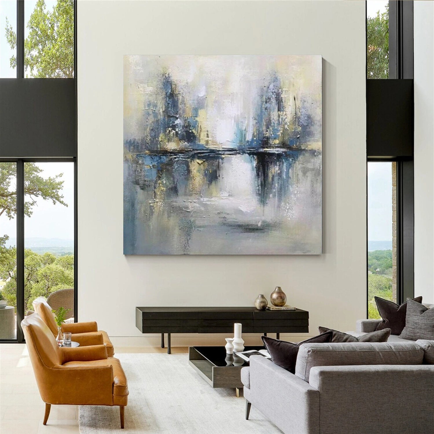 Abstract Textured Wall Art #AB 506