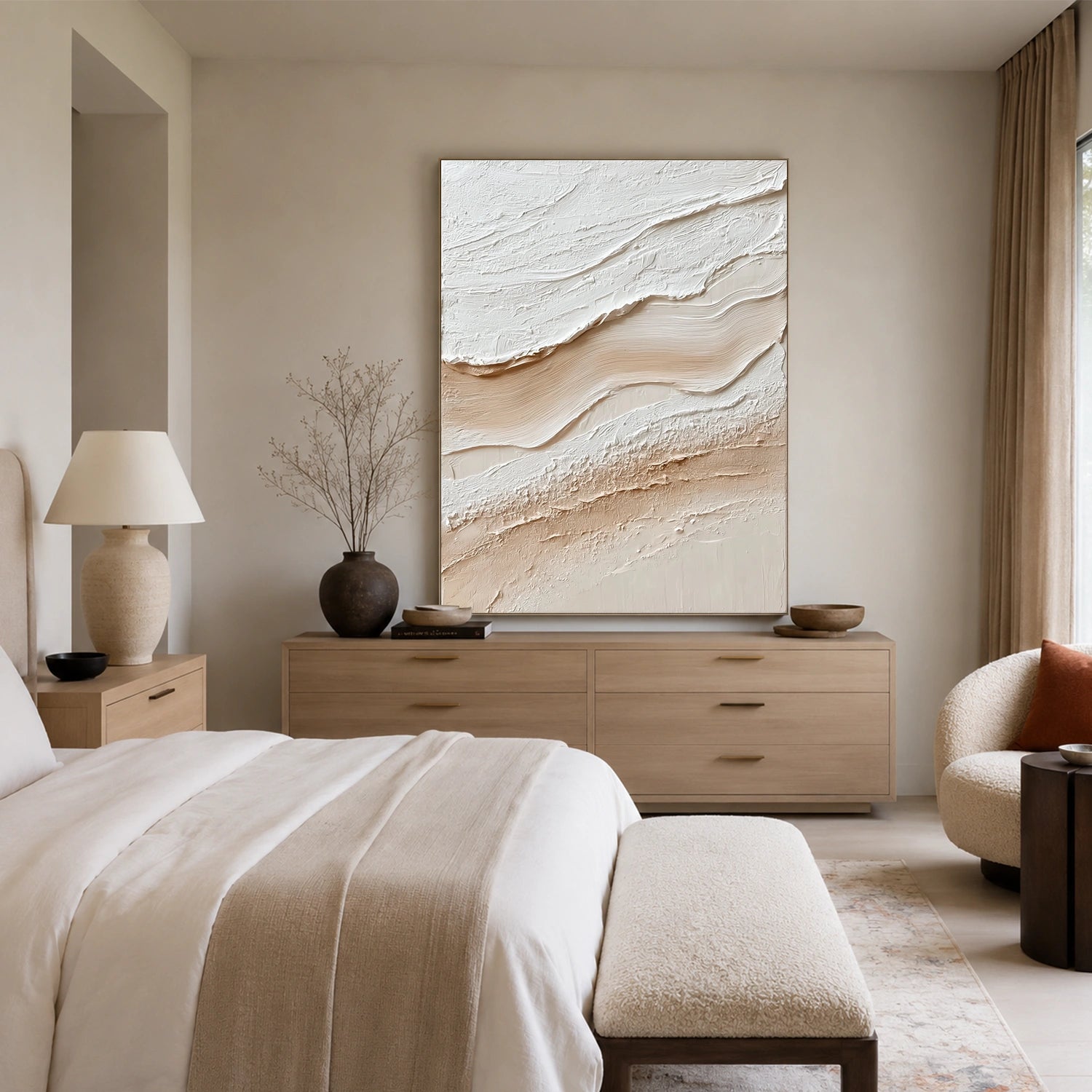 Minimalist Textured Canvas # MM446
