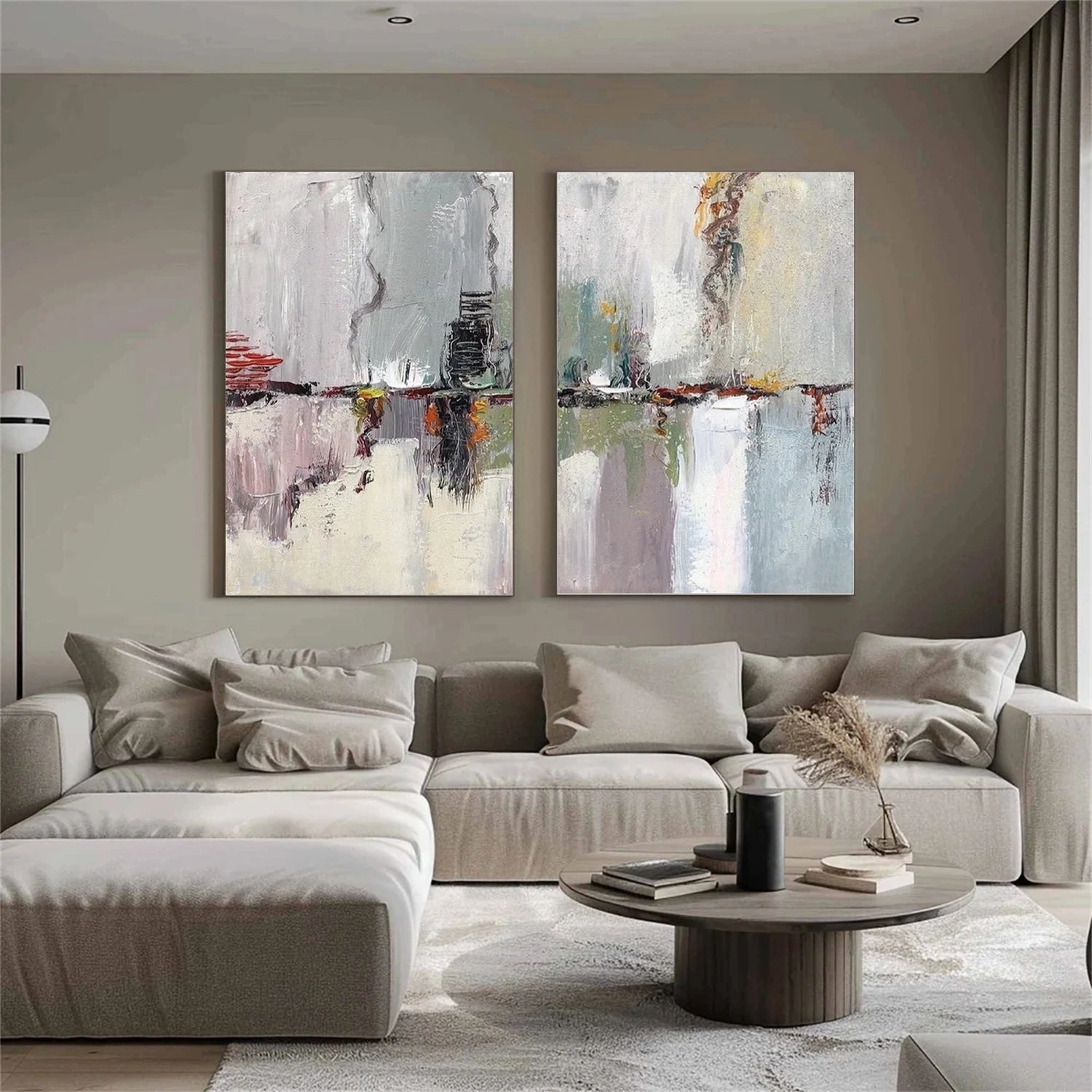 Abstract Painting Set of 2 #AB 444