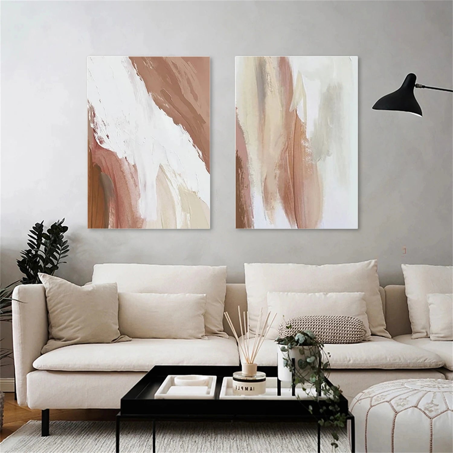 Abstract Painting Set of 2 #AB 415