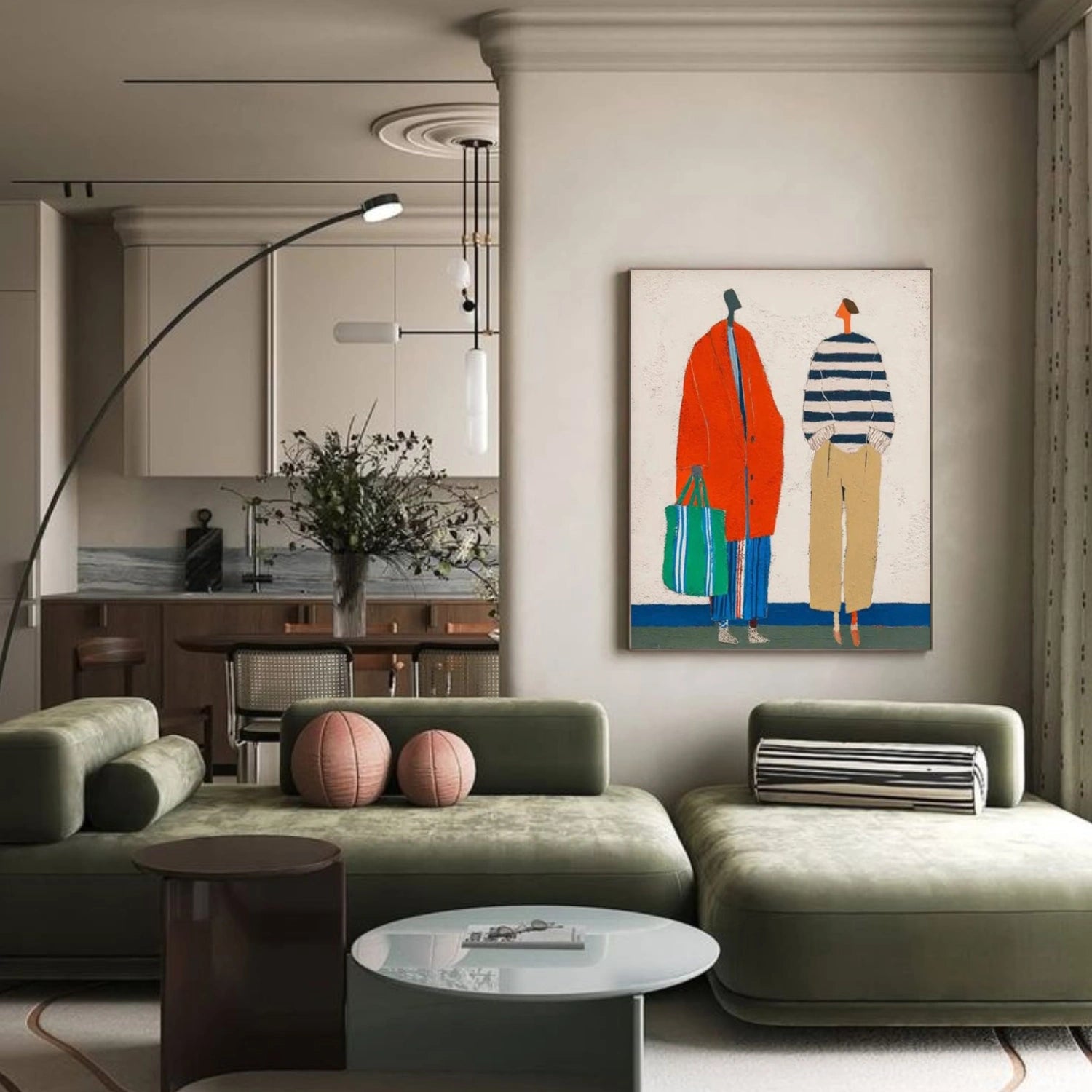 Abstract Portrait Wall Art # PT055