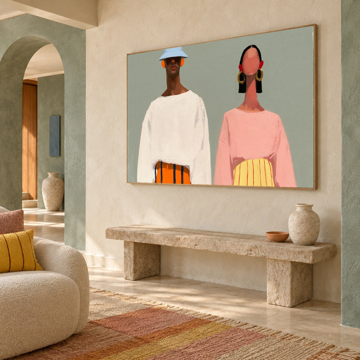 Abstract Portrait Wall Art #PT102