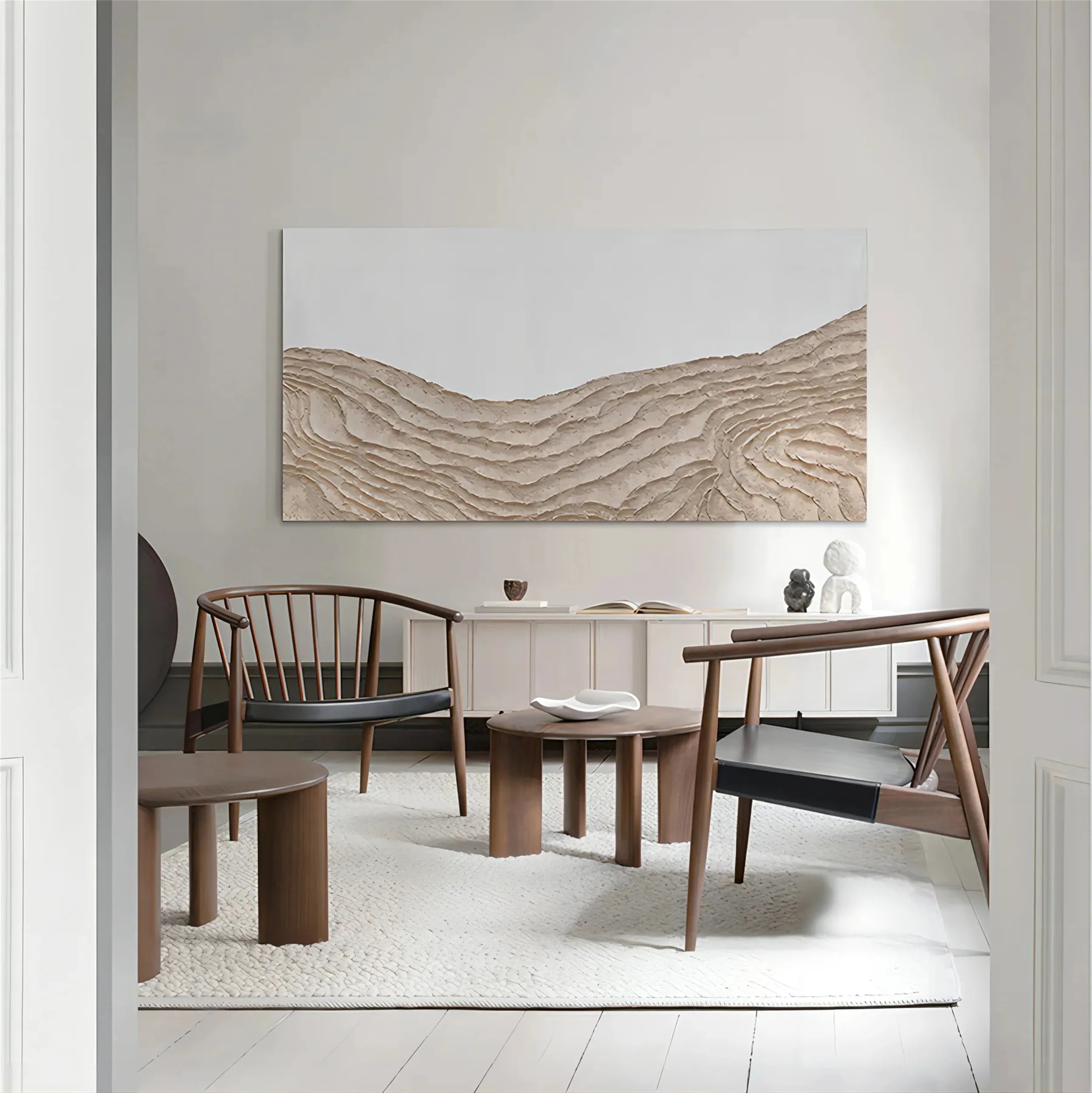 Plaster Art Minimalist Textured Painting #MM197