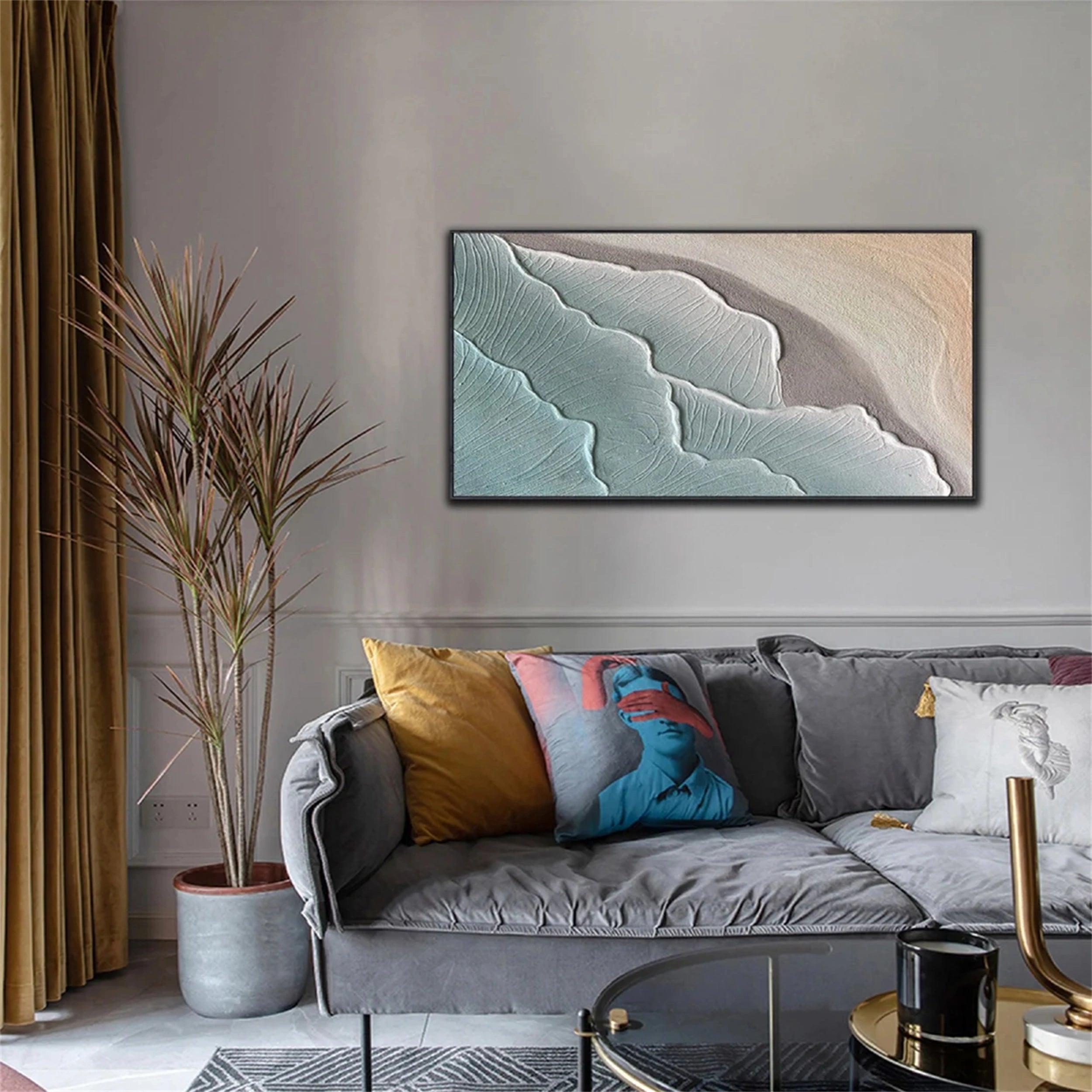 Ocean And Sky Painting #OS 073