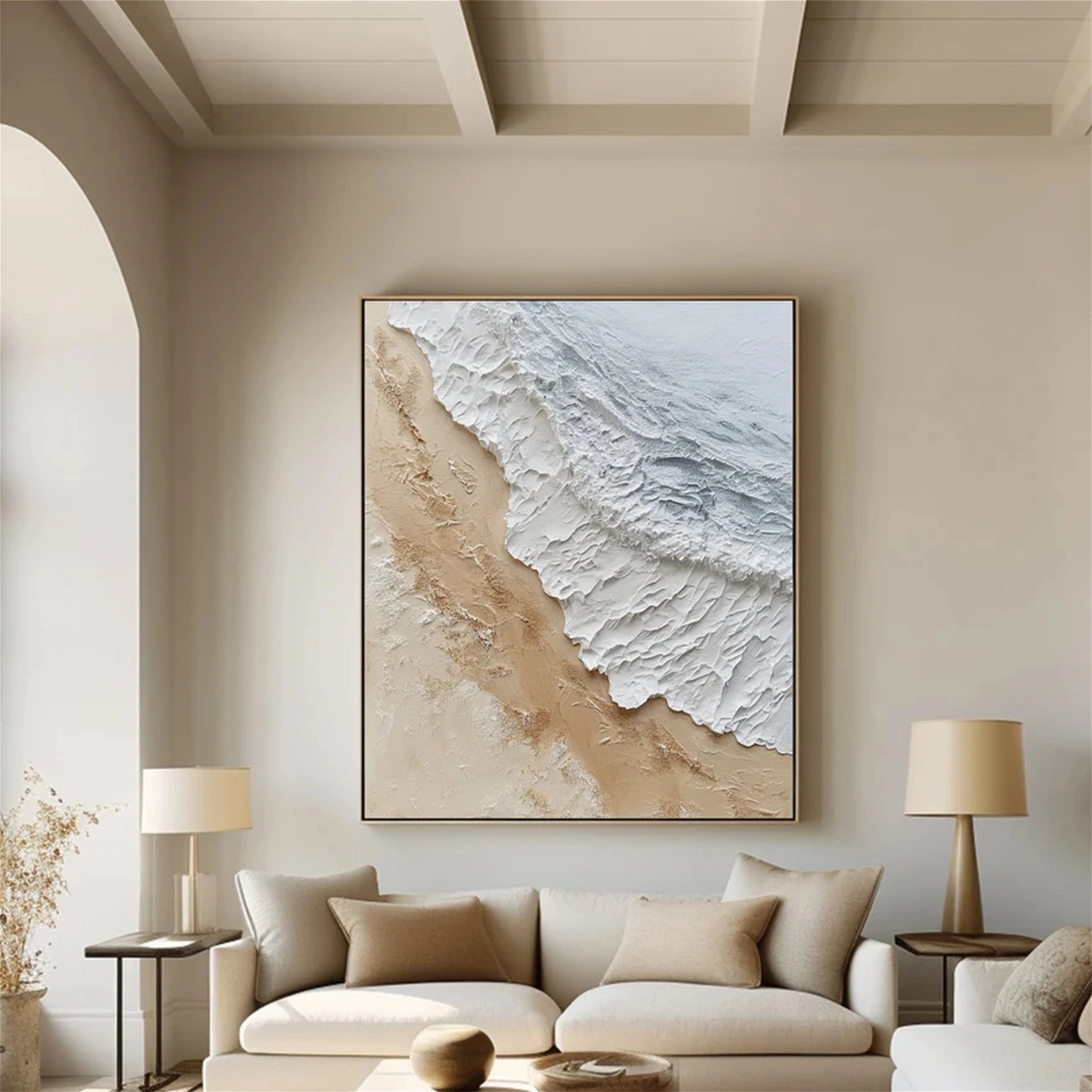 Custom Ocean And Sky Painting #OS 084