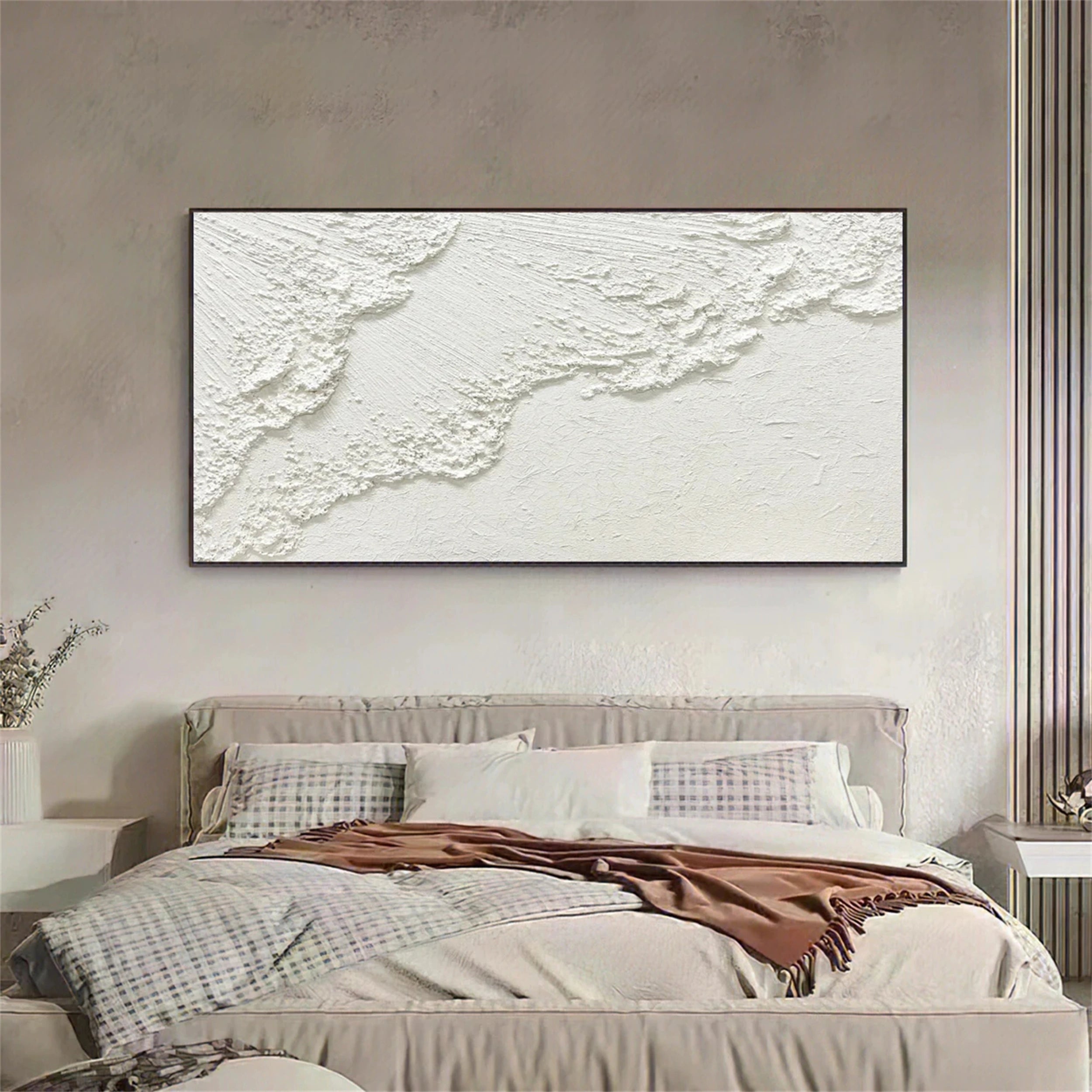 Plaster Art Minimalist Textured Painting #MM123