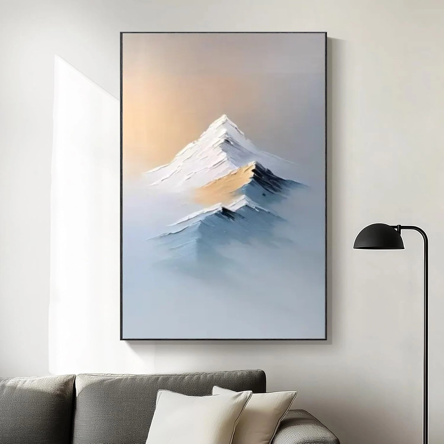 Abstract Mountain Canvas Art #MM320