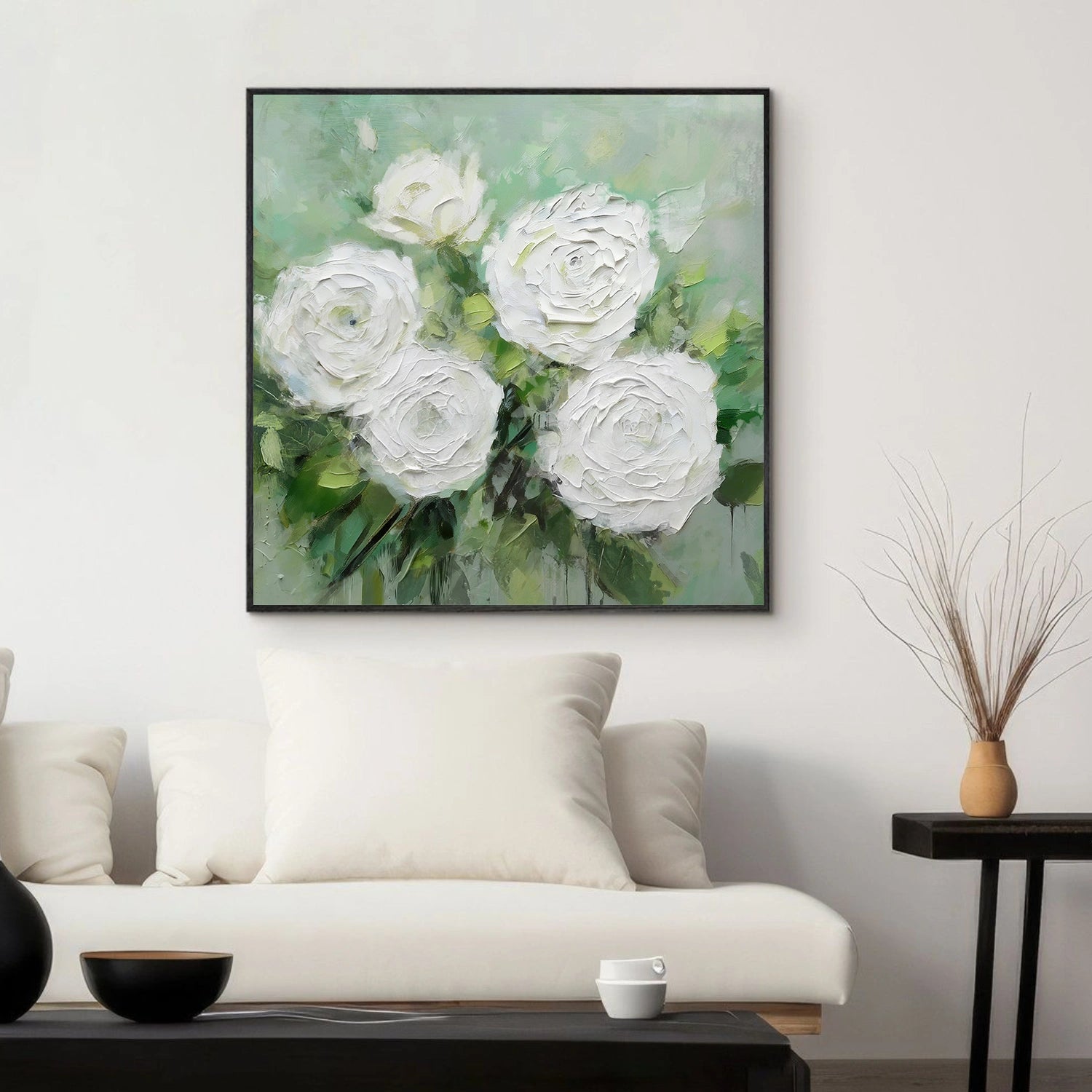 Flower & Tree Abstract Texture Canvas Art #FT 321