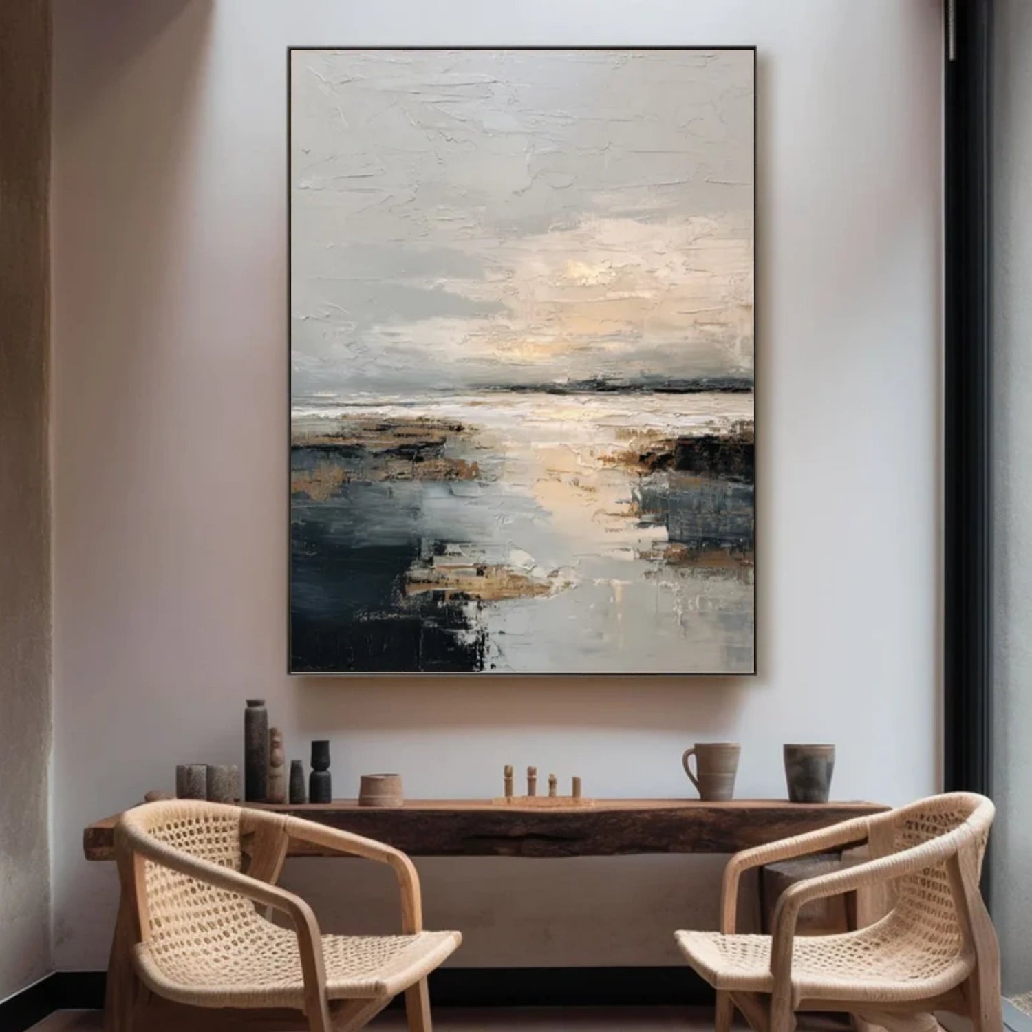 Abstract Textured Wall Art #AB 581