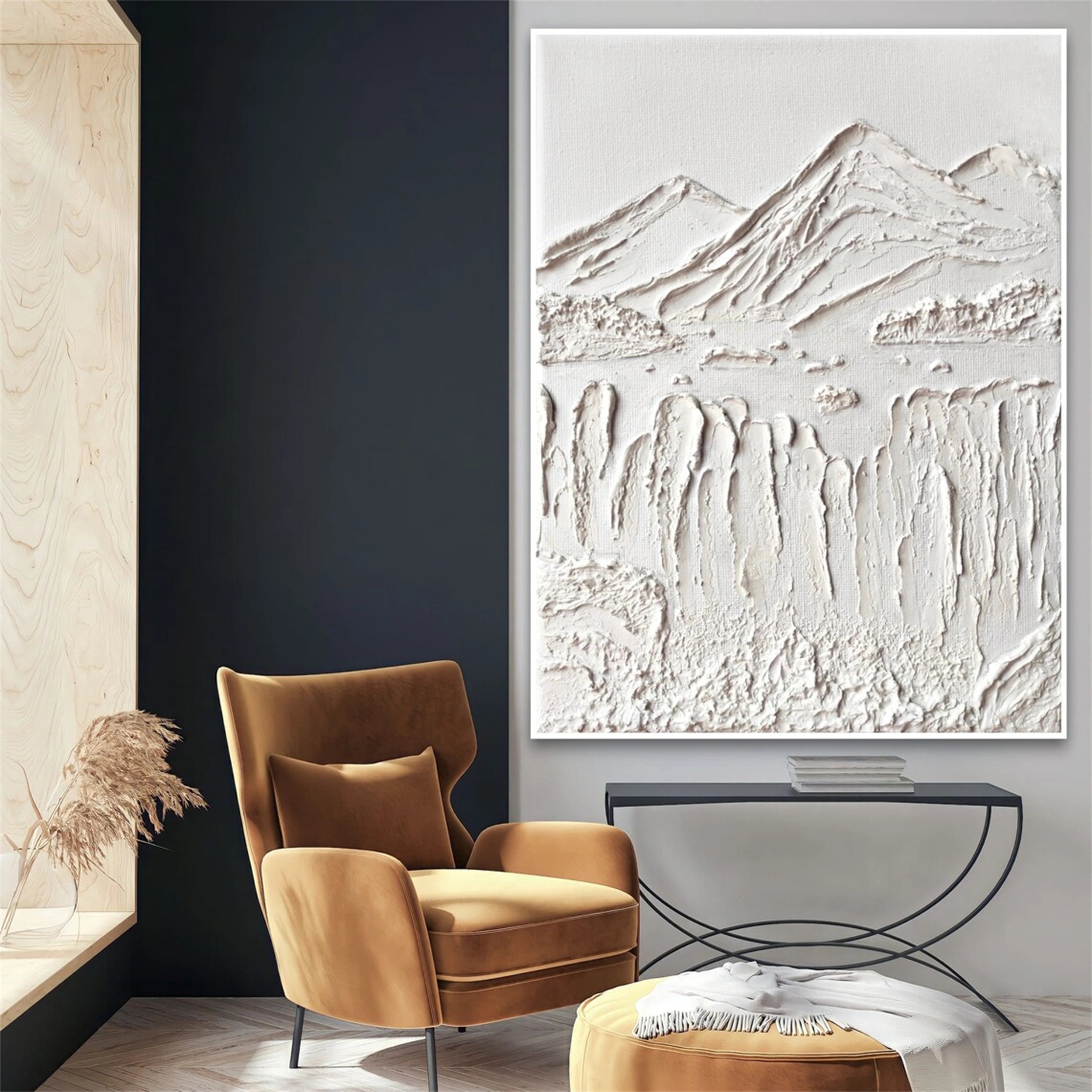 Plaster Art Minimalist Textured Painting #MM157