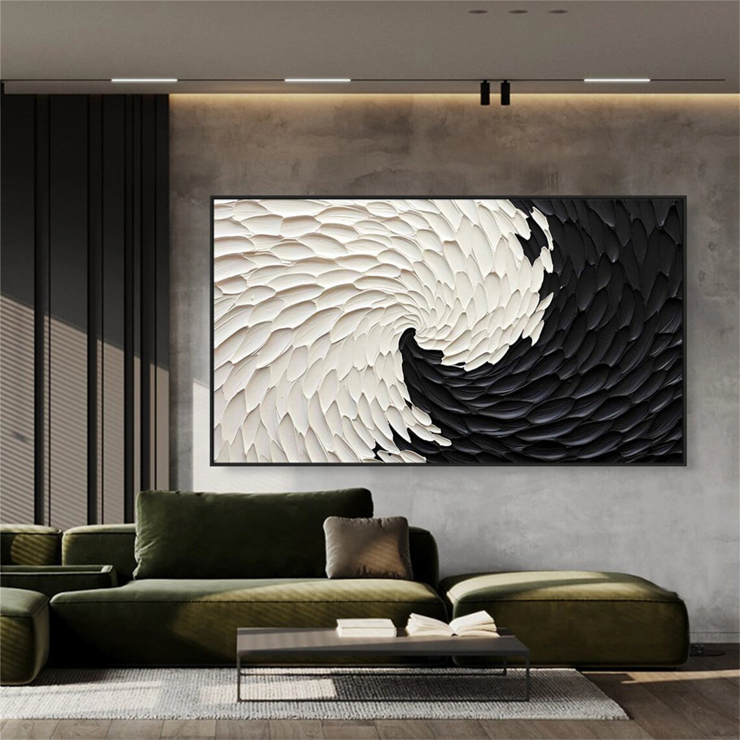 Plaster Art Minimalist Textured Painting #MM112