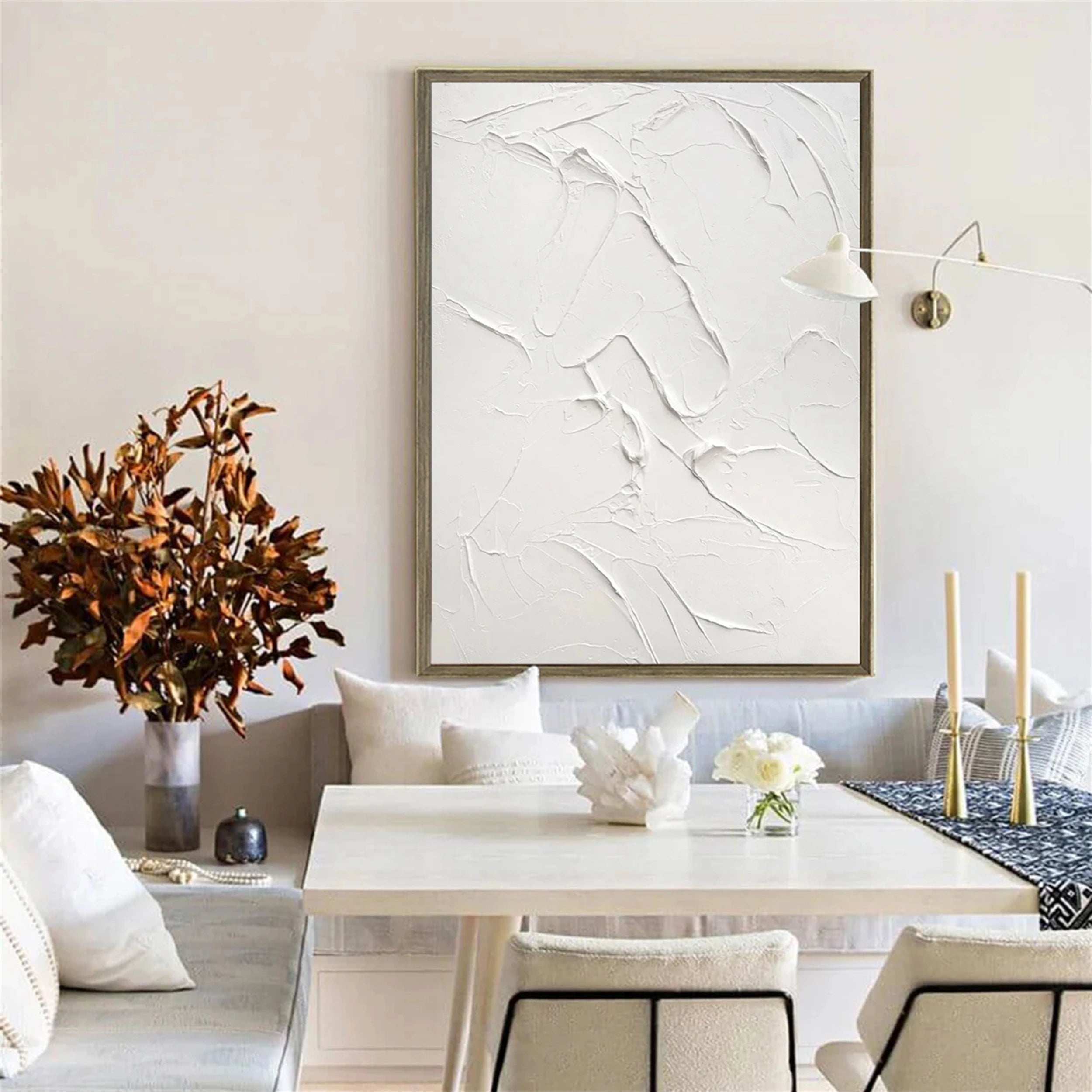 Plaster Art Minimalist Textured Painting #MM151