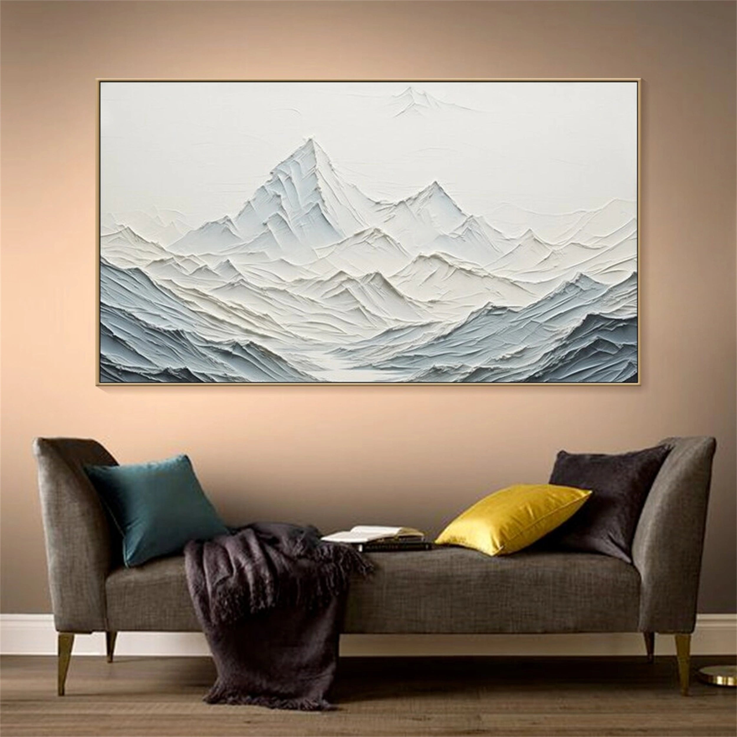 Plaster Art Minimalist Textured Painting #MM125