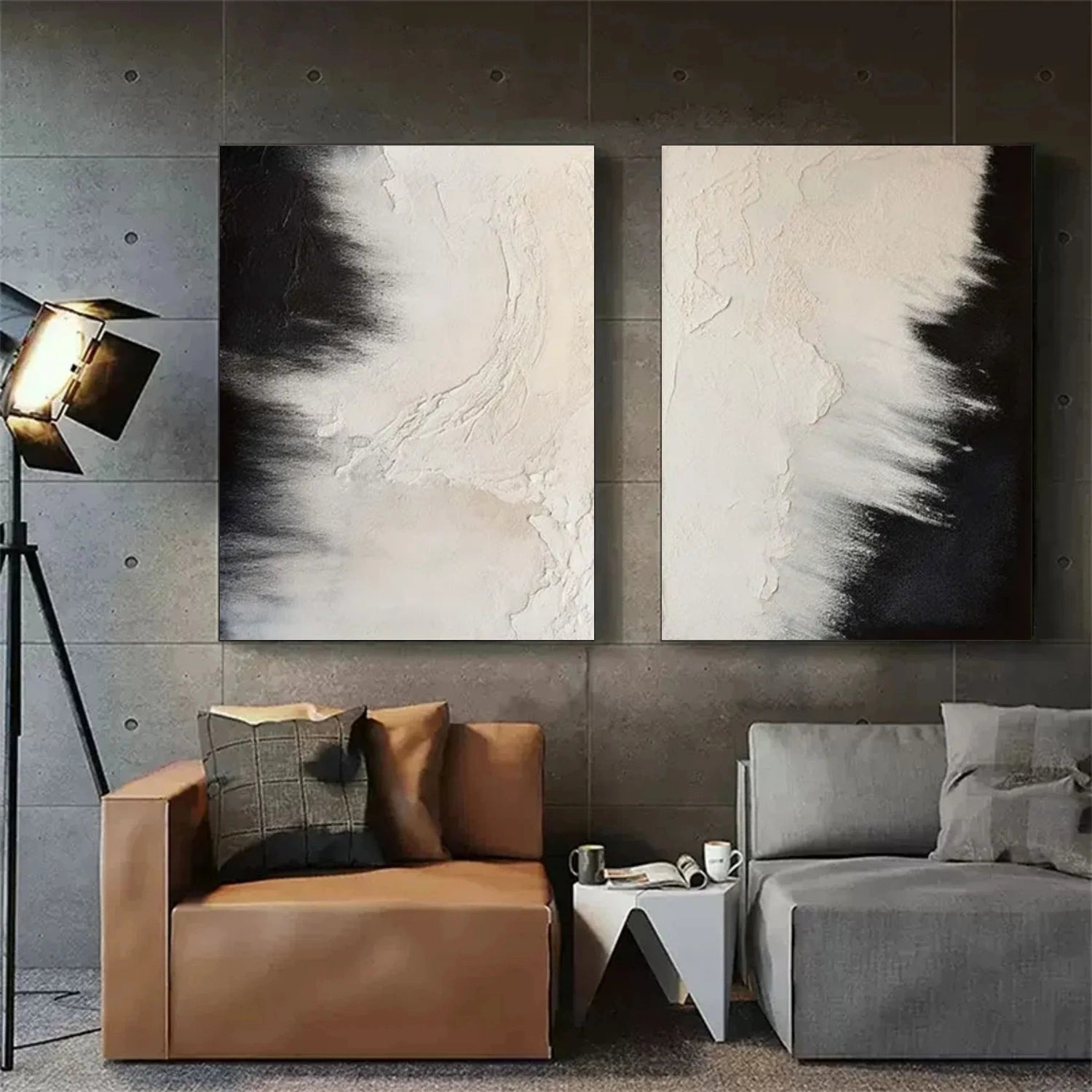 Abstract Painting Set of 2 #AB 437
