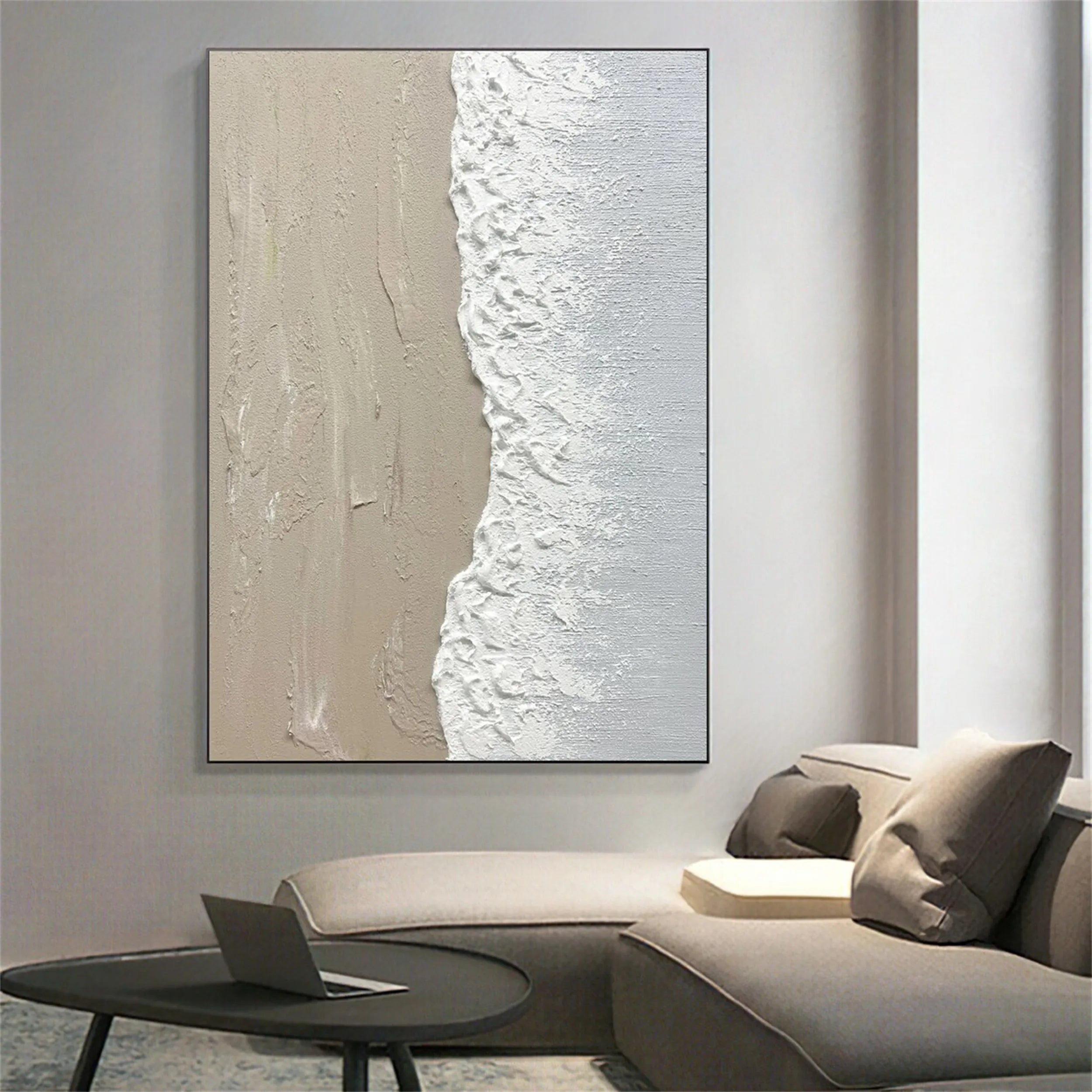 Plaster Art Minimalist Textured Painting #MM183