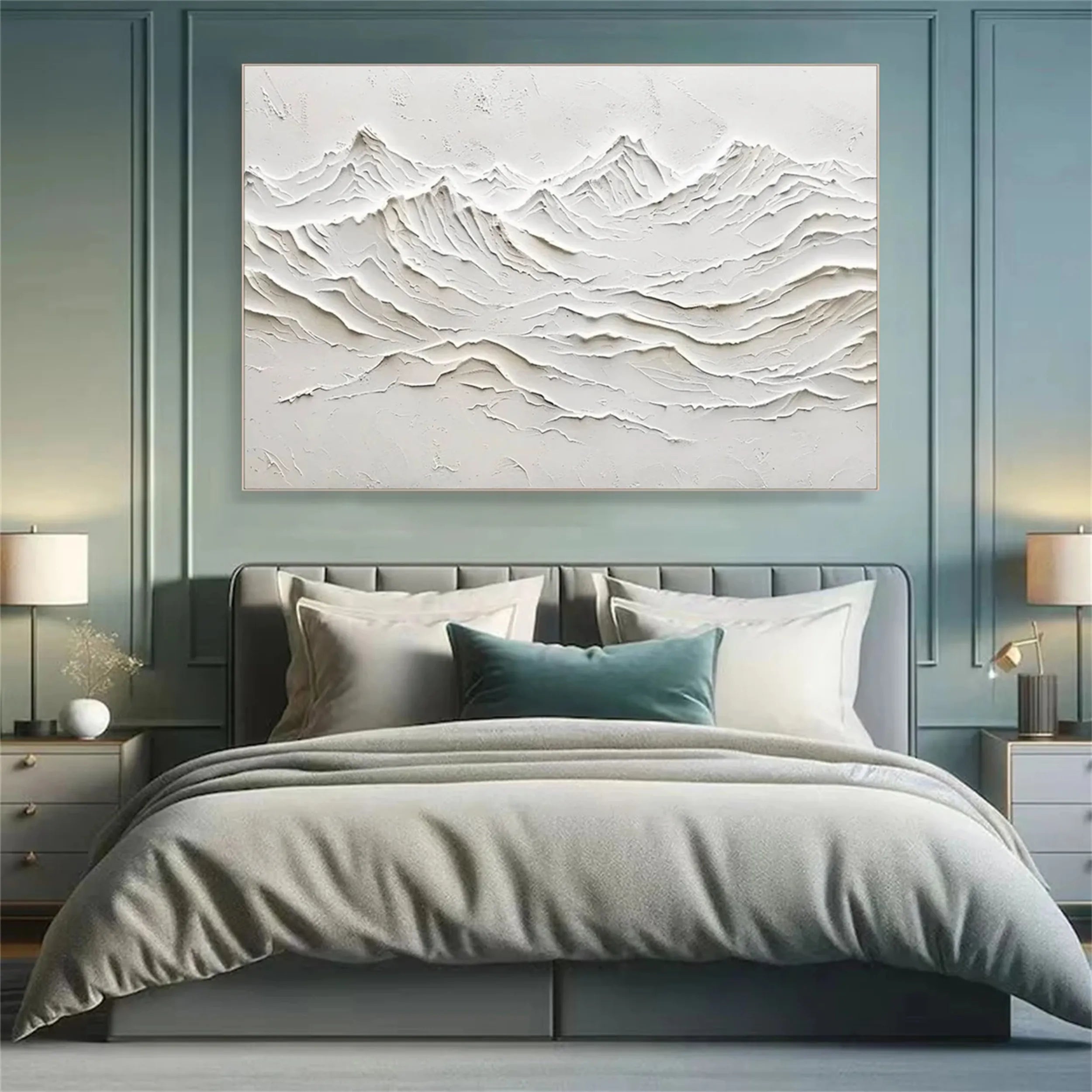 Plaster Art Minimalist Textured Painting #MM243