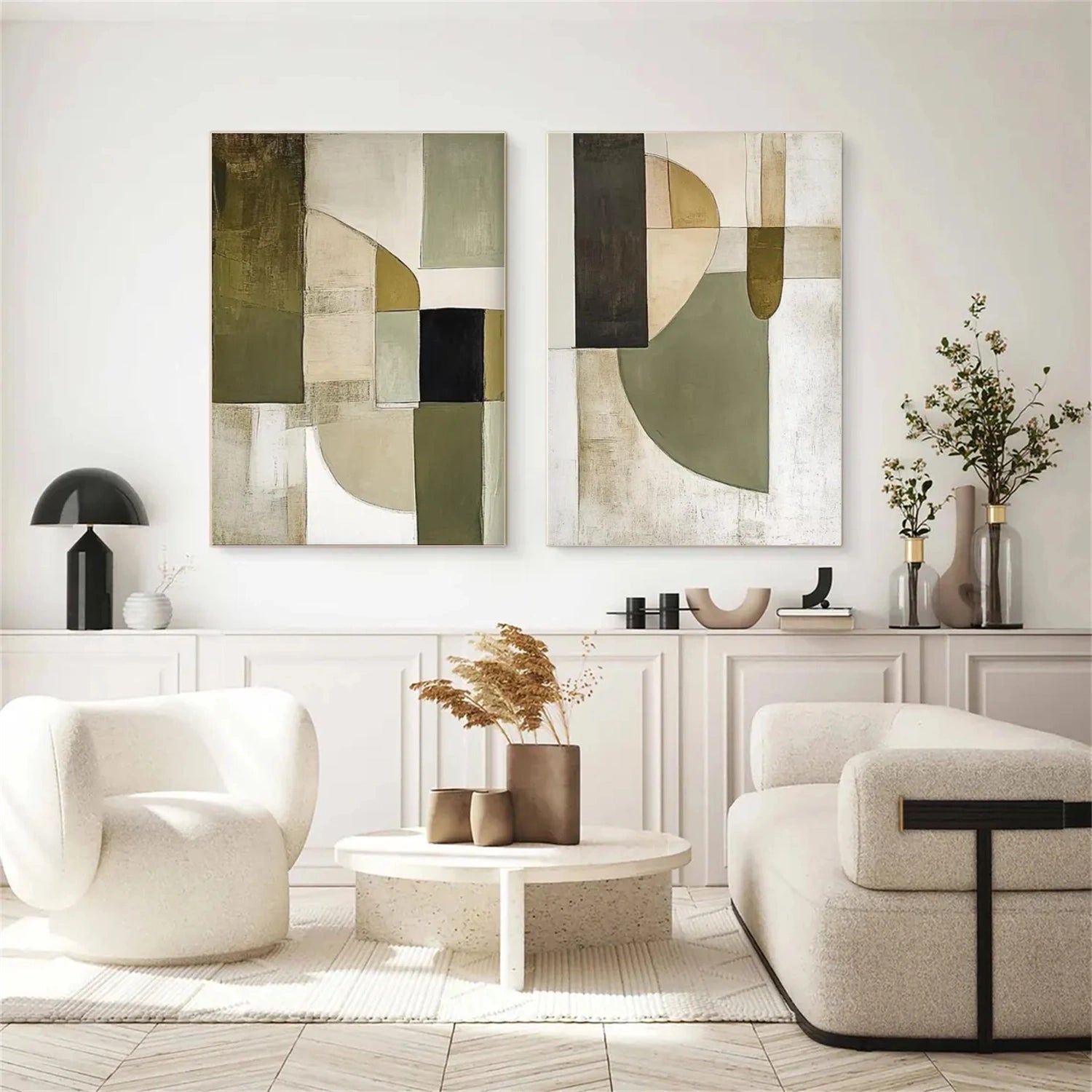 Wabi Sabi Wall Art Set of 2 #WS403