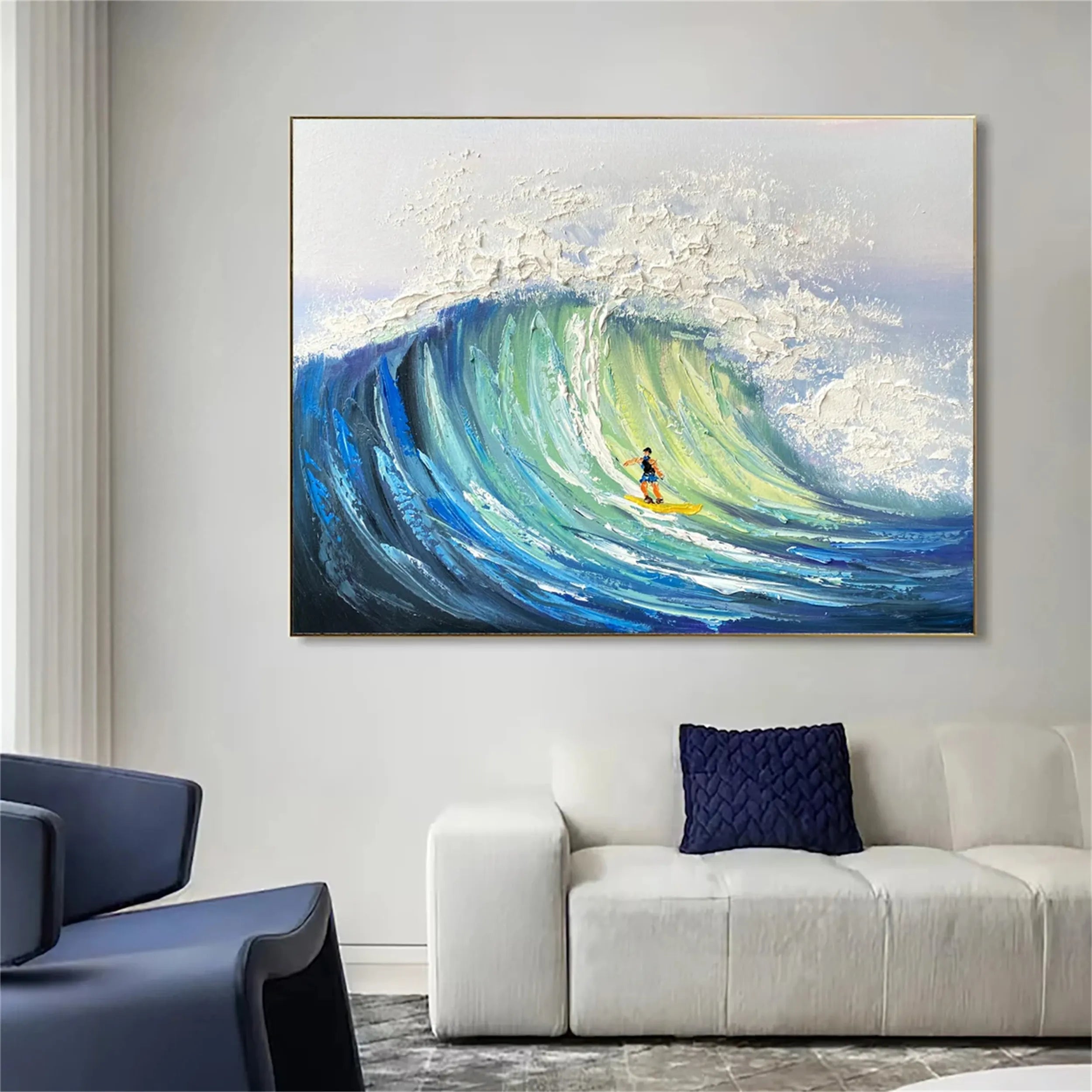Ocean And Sky Painting #OS 124