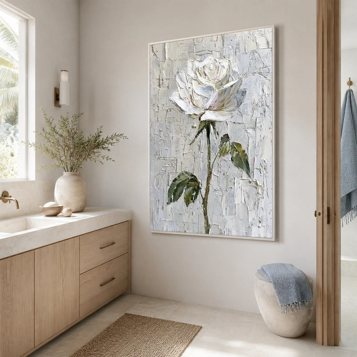 Flower & Tree Abstract Canvas # FT 418