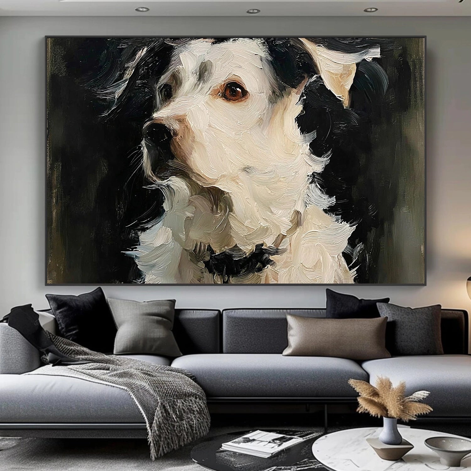 Abstract Animal Texture Canvas Art #AP226