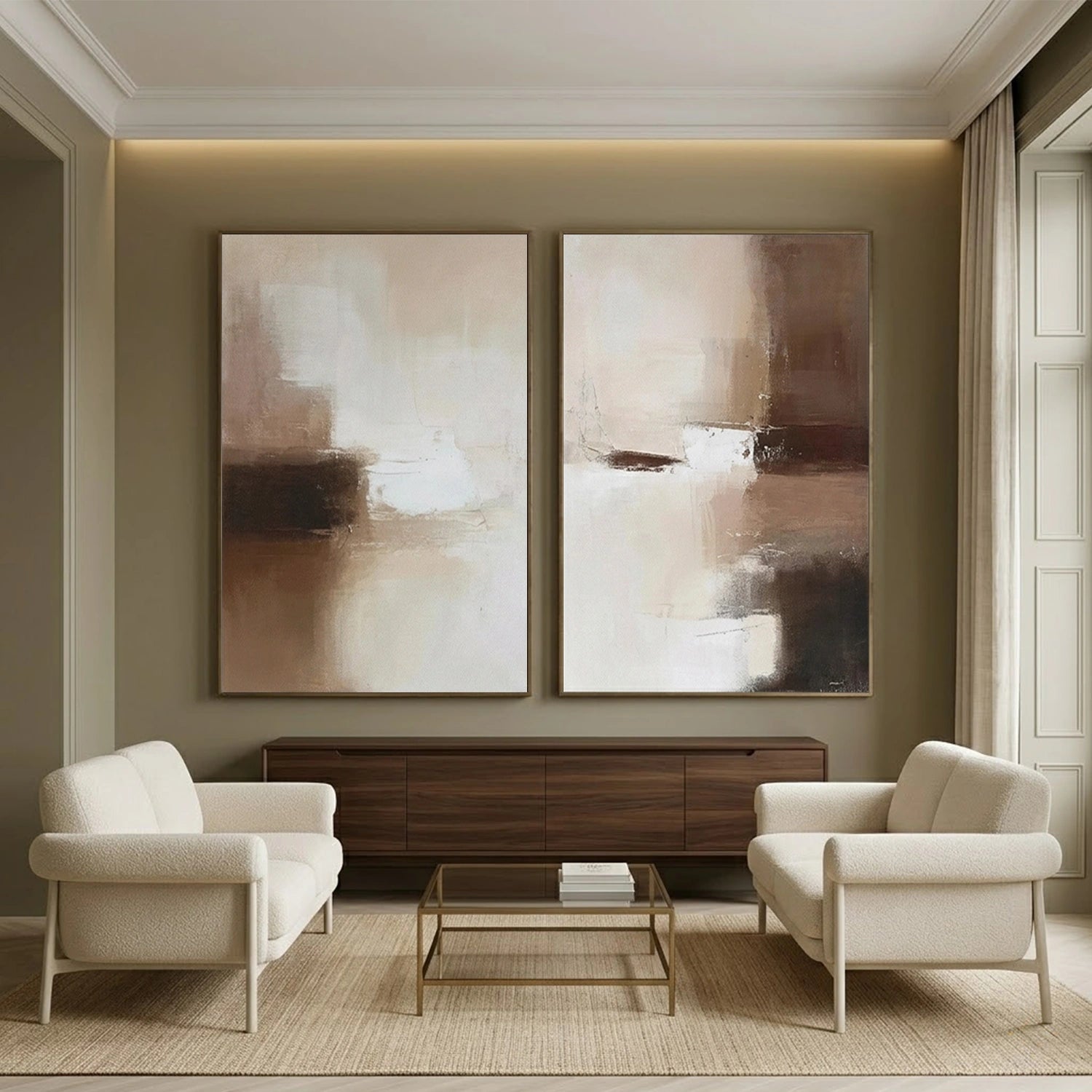 Abstract Wall Art Set of 2 # AB704
