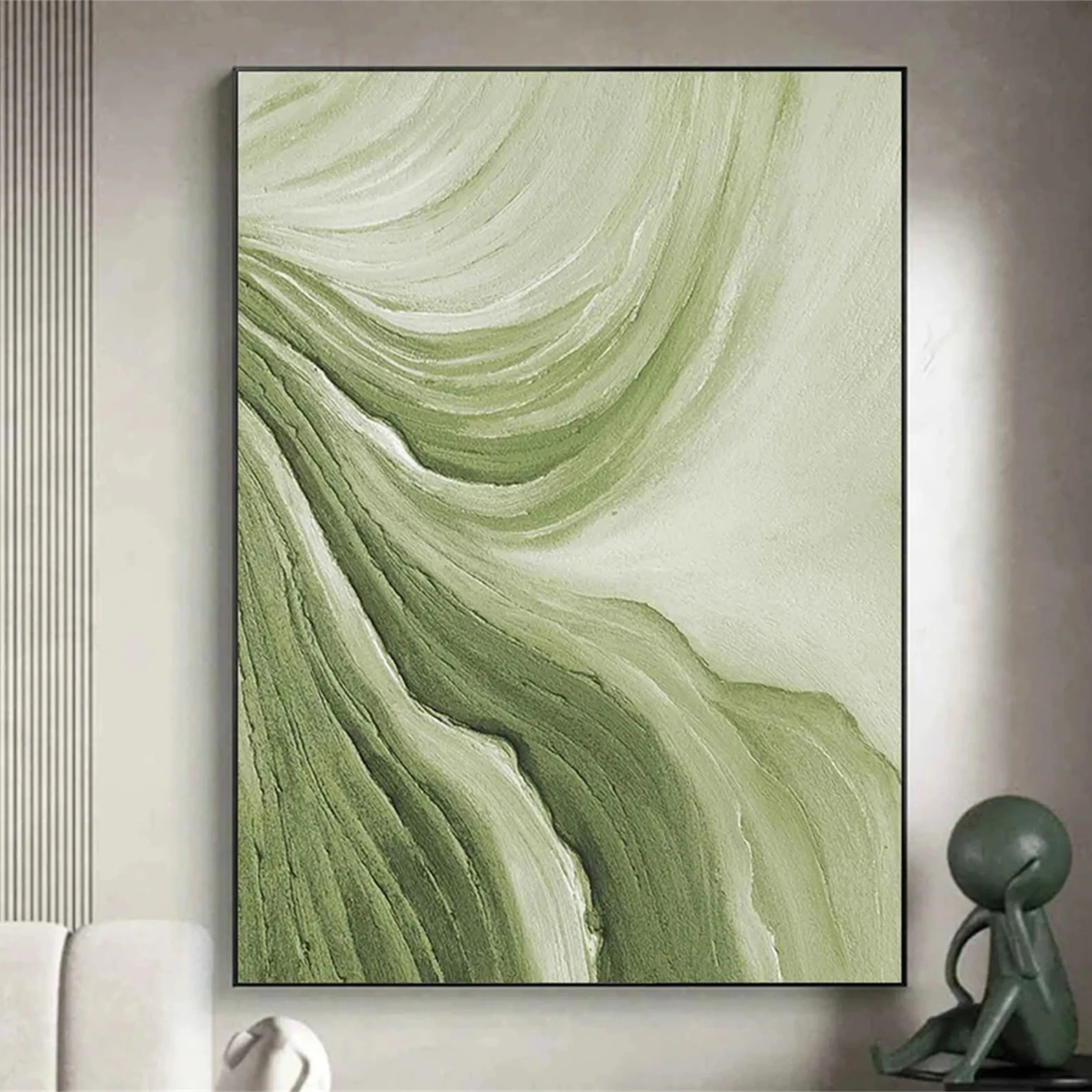 Blue & Green Abstract #BG022