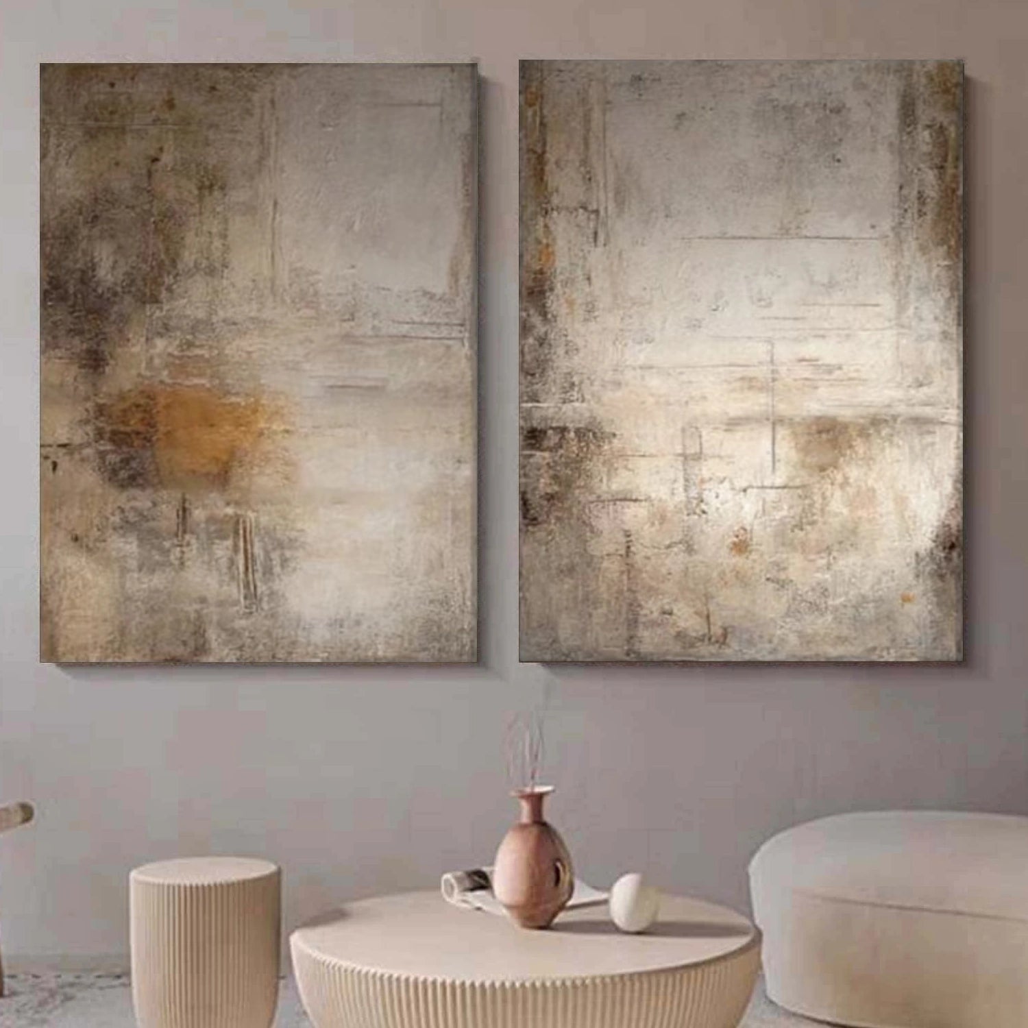 Wabi Sabi Set of 2 Wall Art #WS377