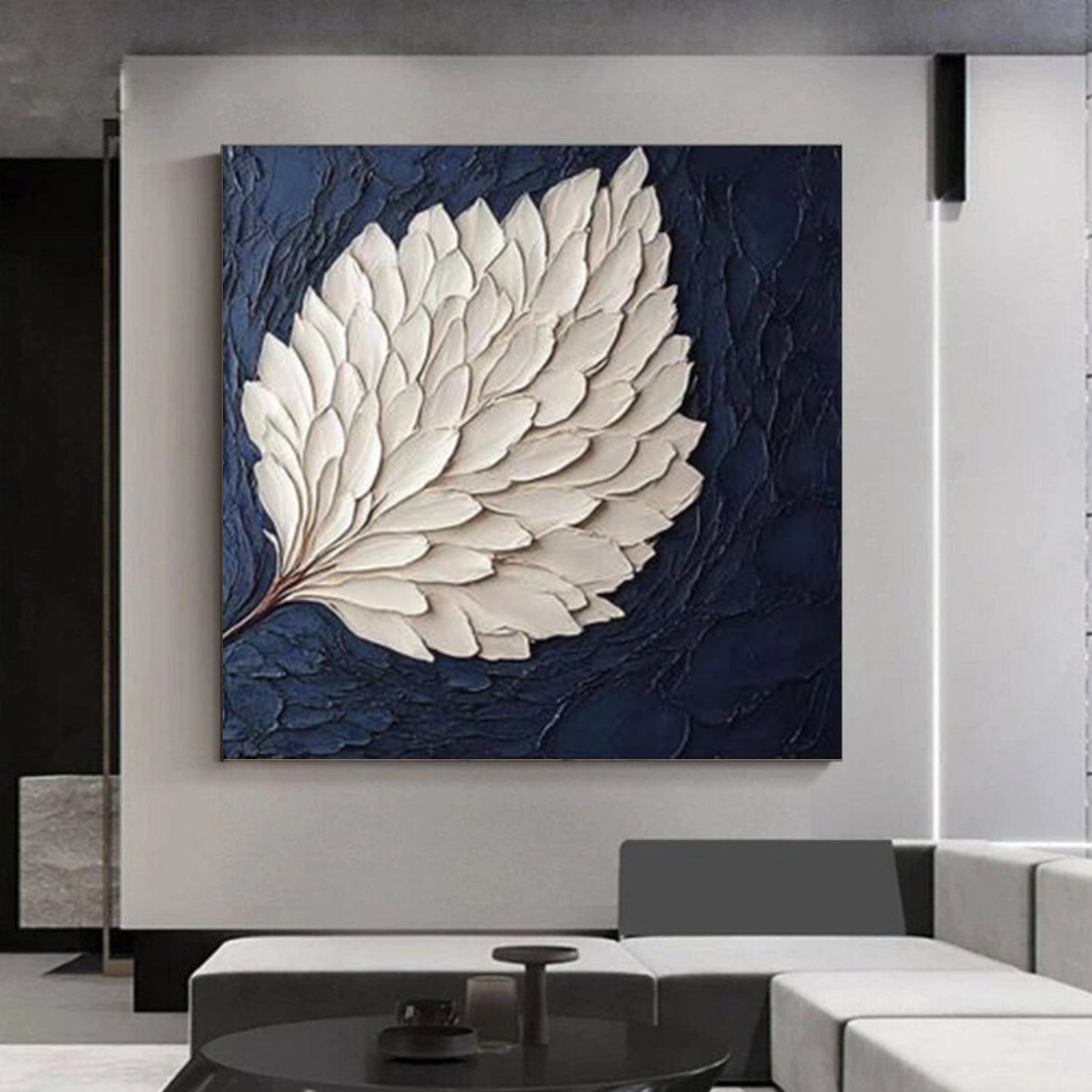 Flower & Tree Abstract Texture Canvas Art #FT 317