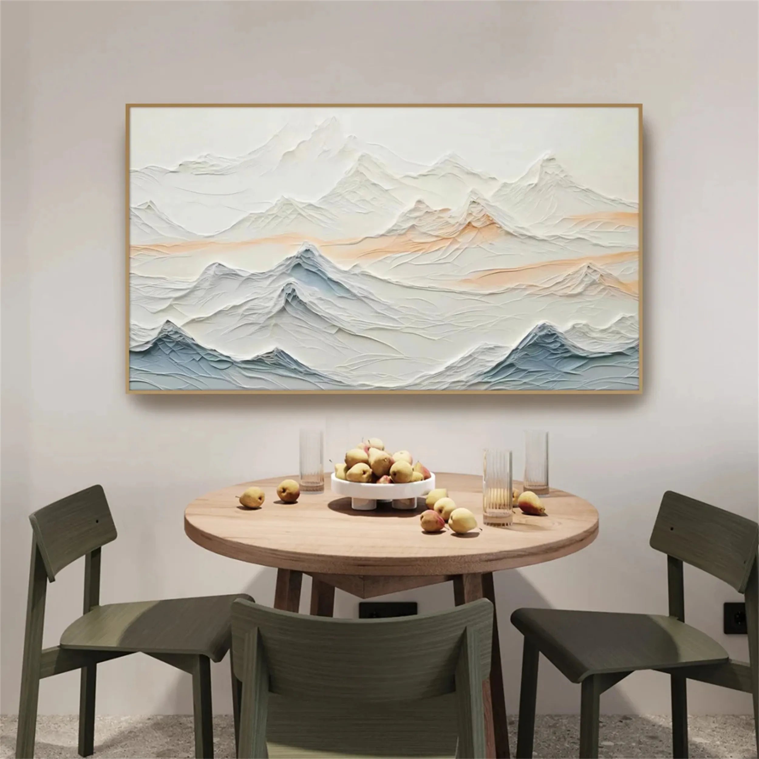 Plaster Art Minimalist Textured Painting #MM244