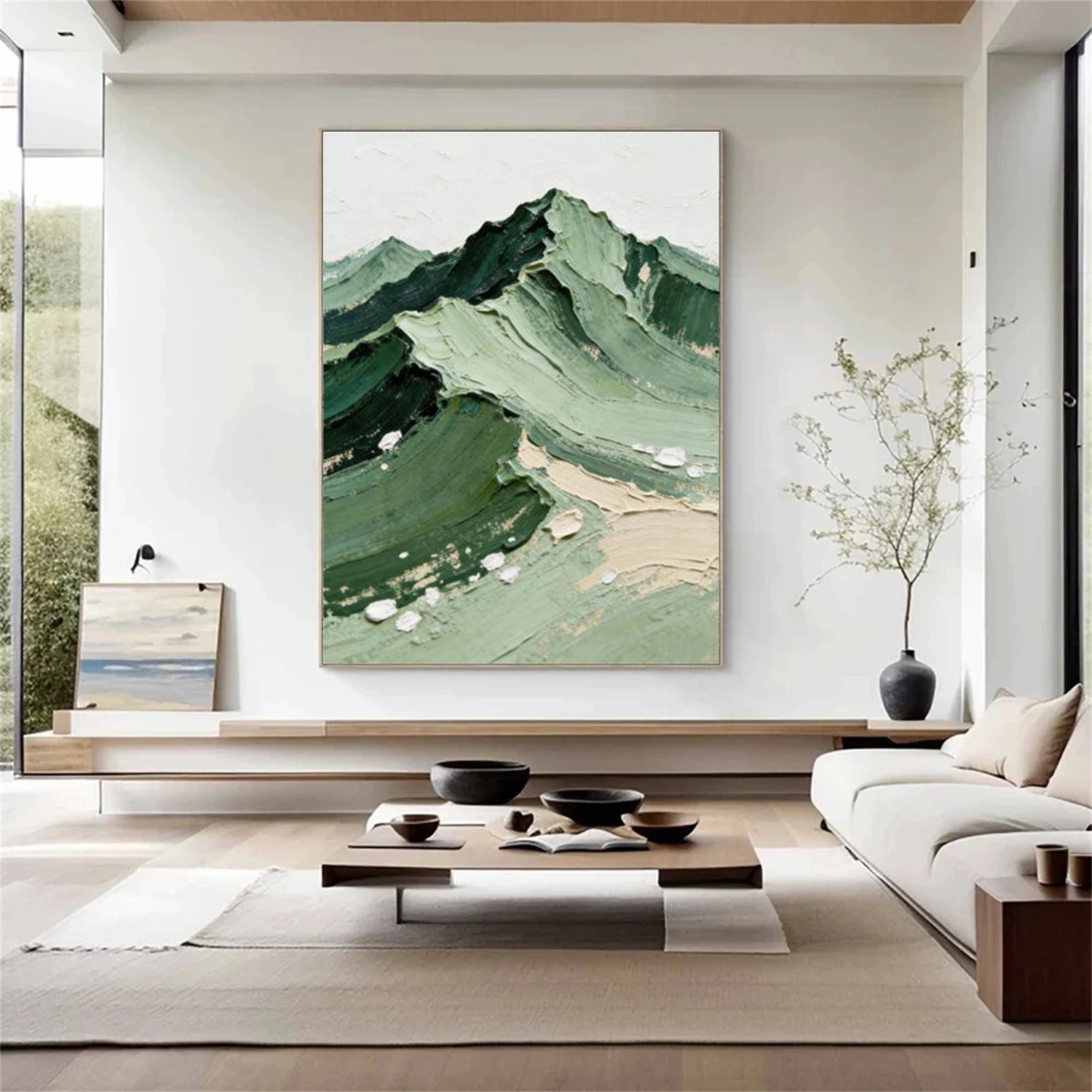 Minimalist Mountain Texture Canvas # MM369