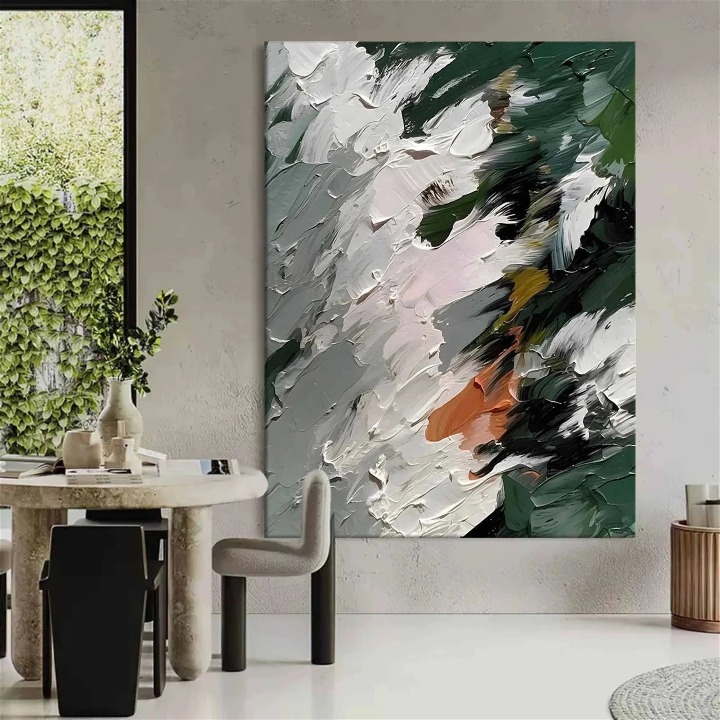 Blue & Green Abstract #BG065