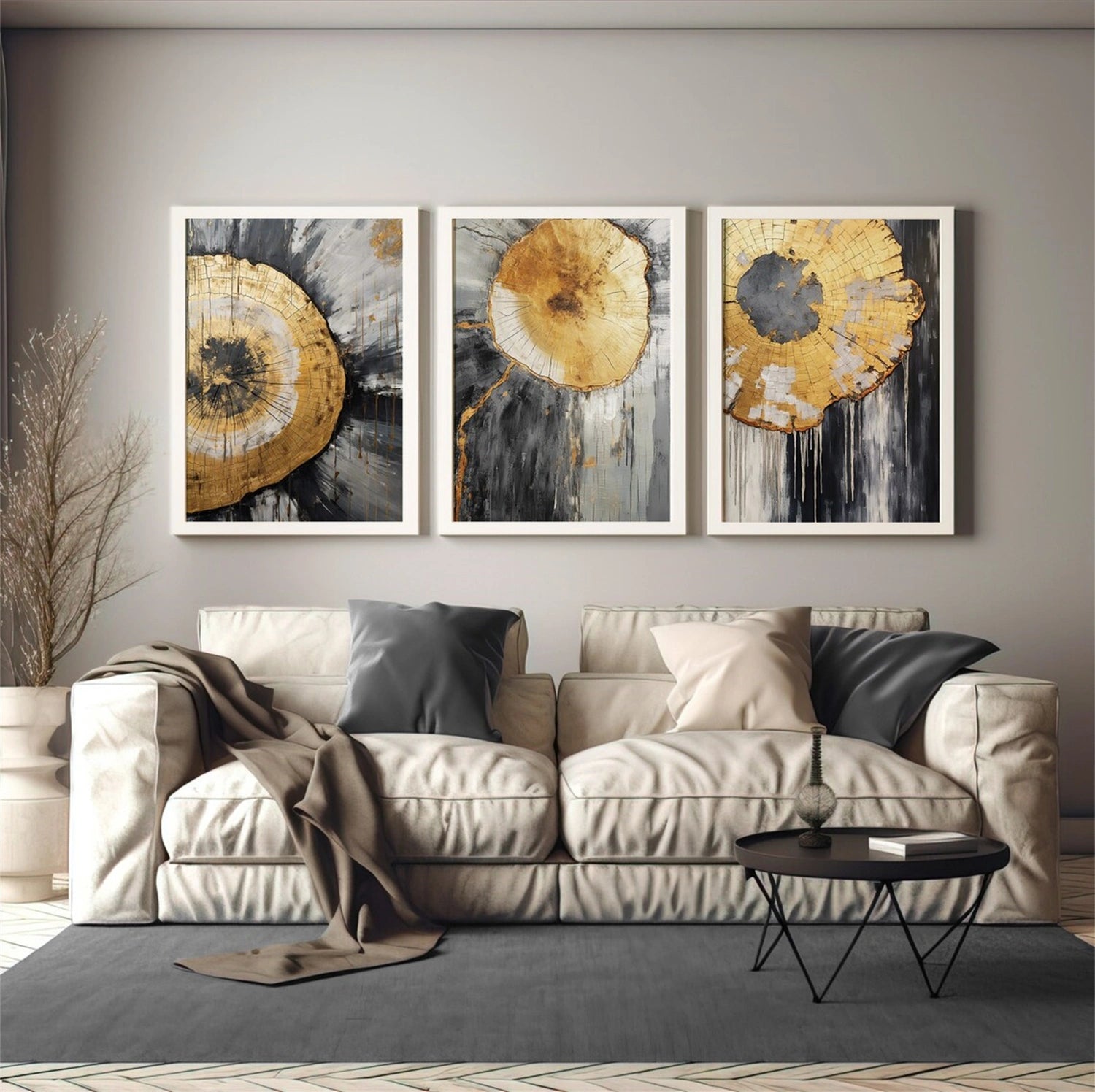 Abstract Painting Set of 3 #AB207