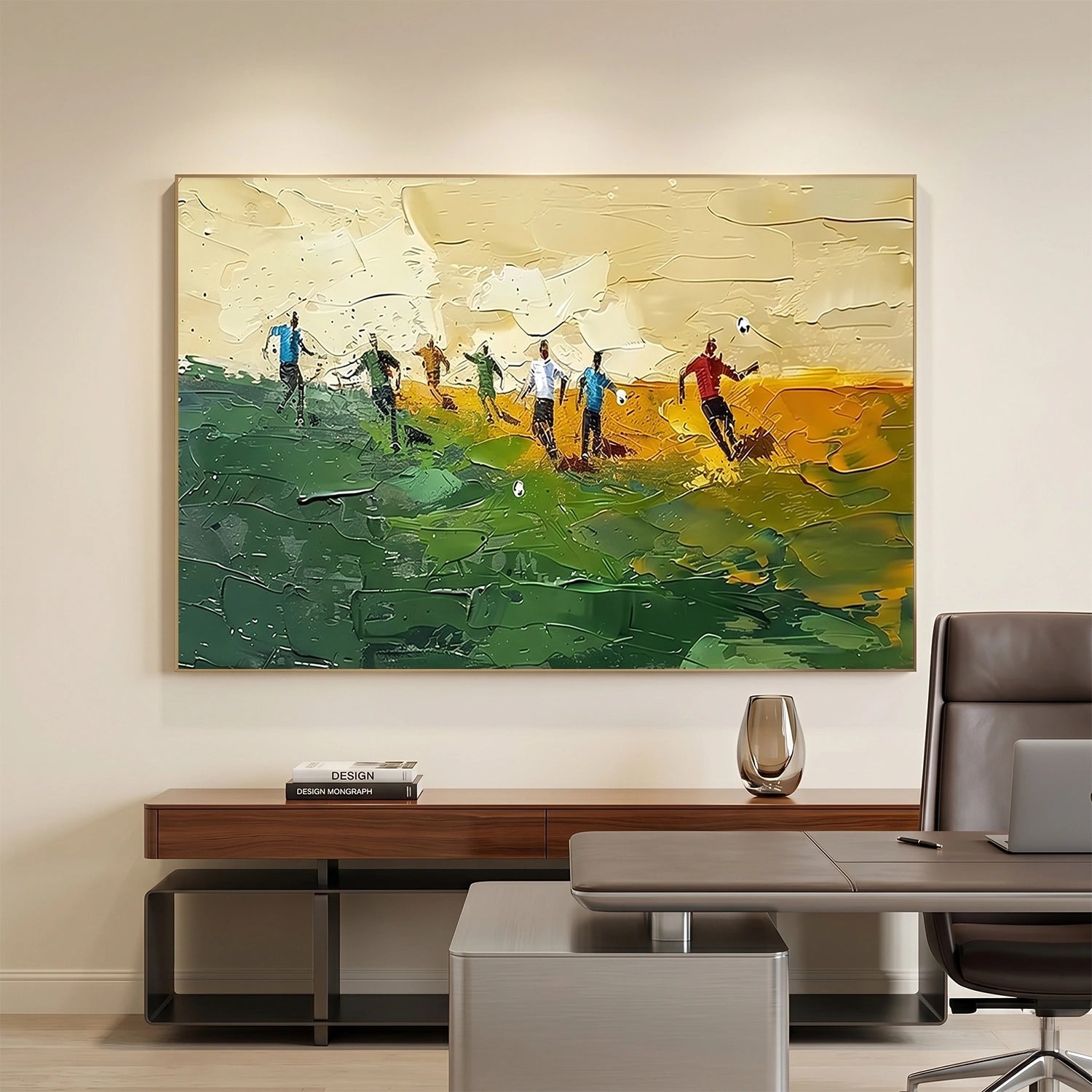 Football Sport Art Texture Painting Canvas #SA085