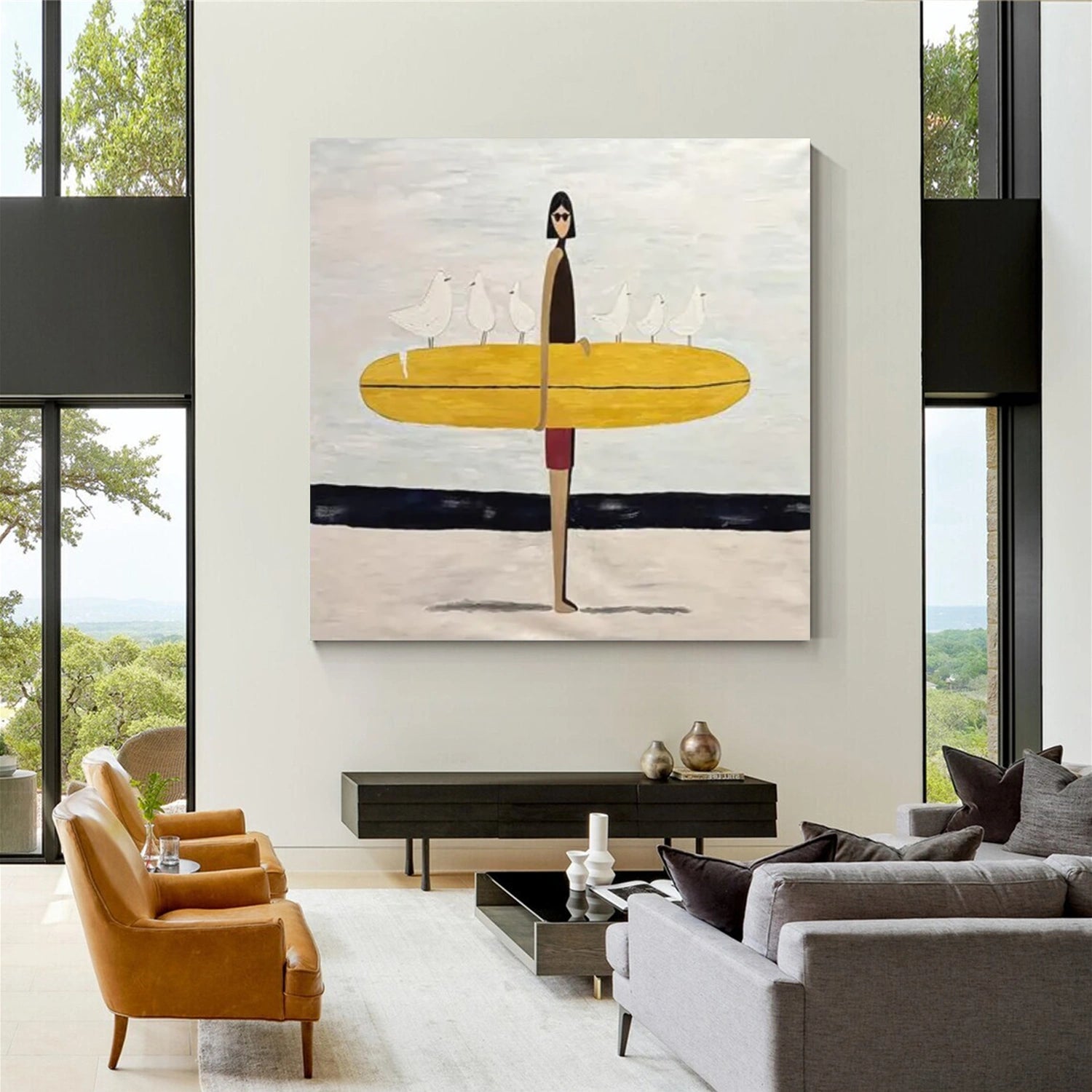 Abstract Portrait Wall Art #PT011