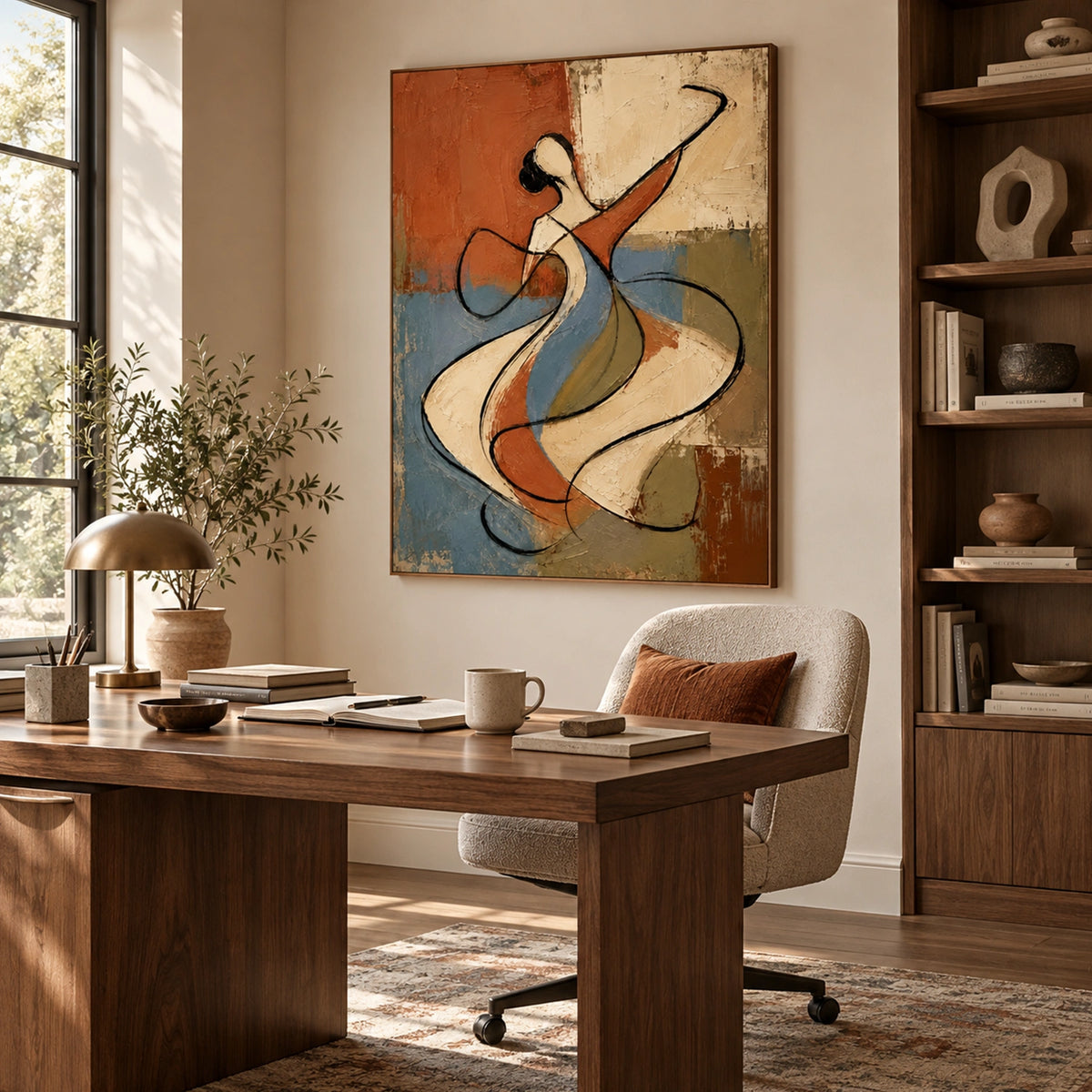 Abstract Portrait Wall Art #PT108
