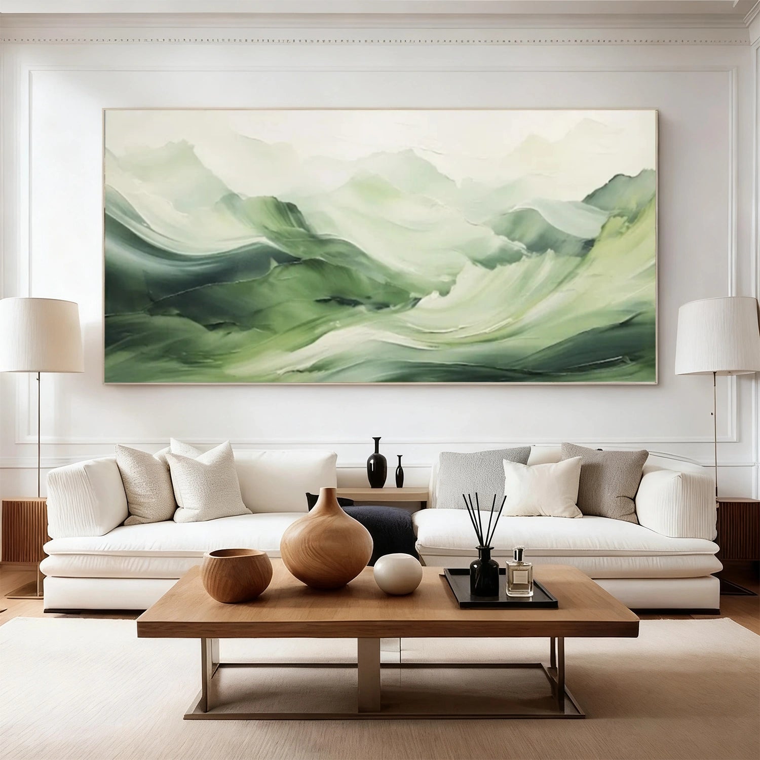 Minimalist Mountain Texture Canvas # MM445