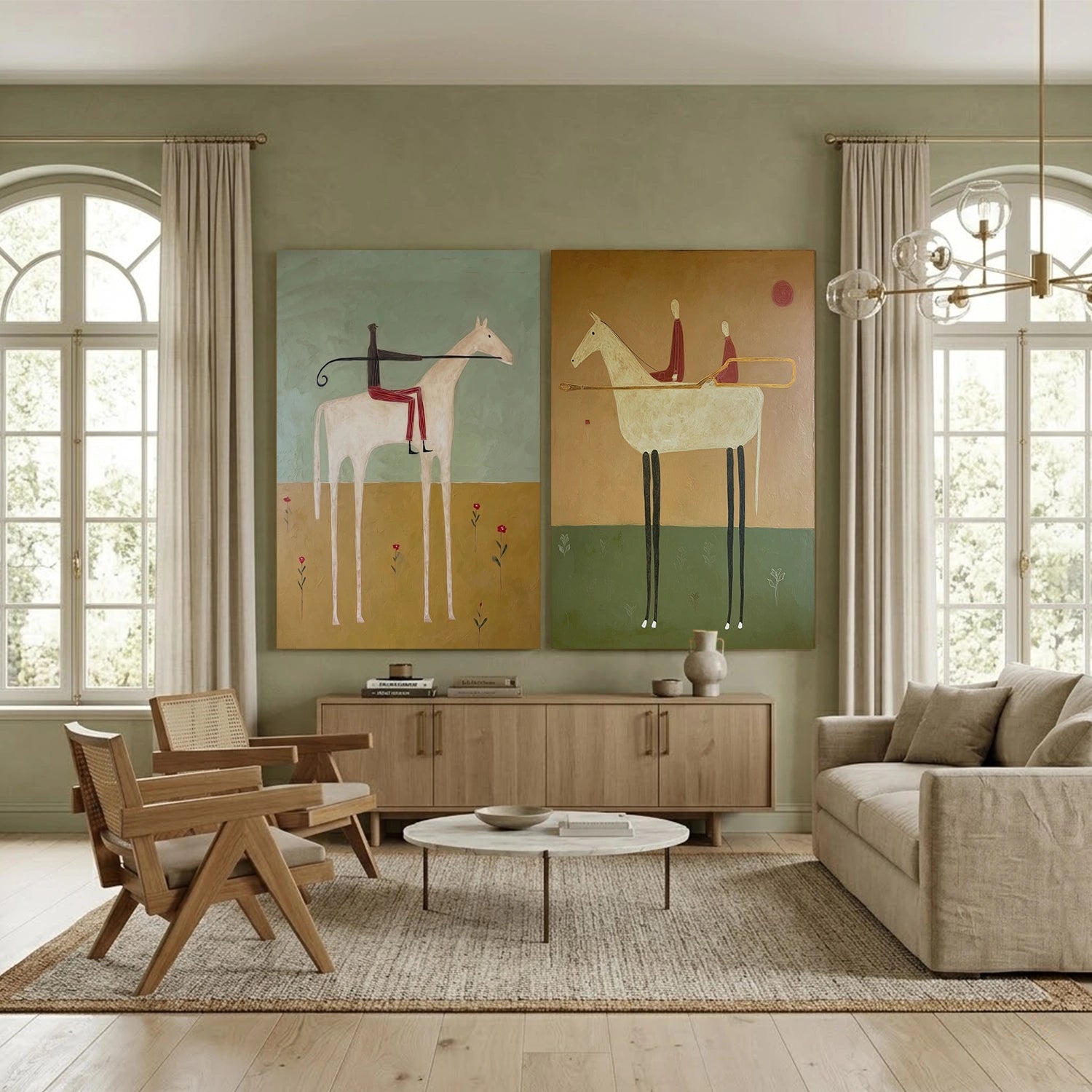 Americana Wall Art Set of 2 #VE090